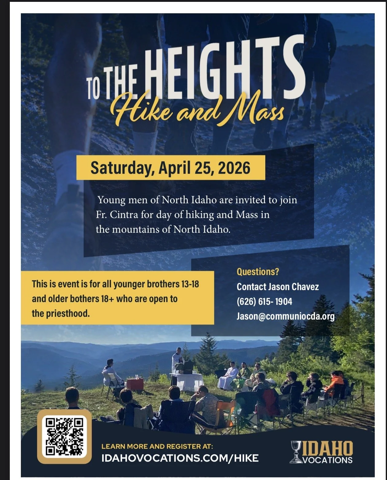 To the Heights: A hike and Mass with Fr. Cintra