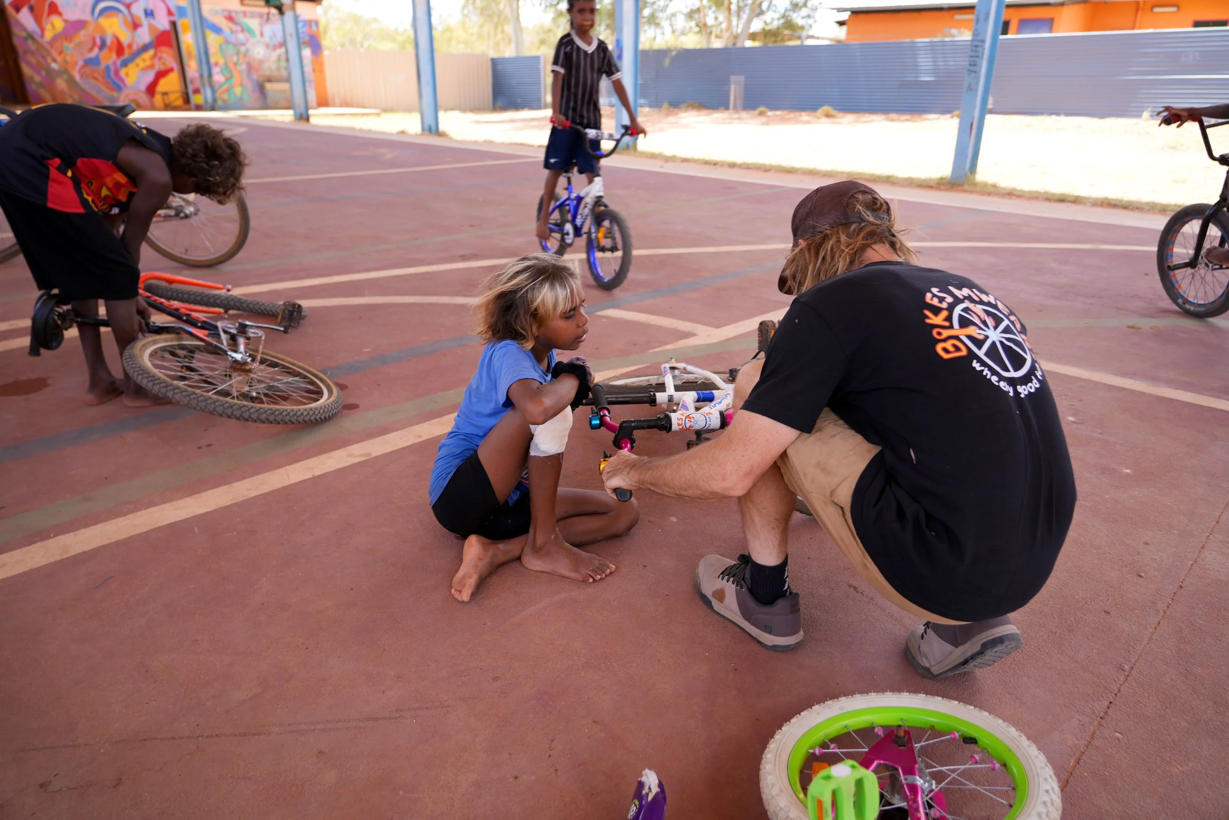 Titjikala School Holidays Bike Program