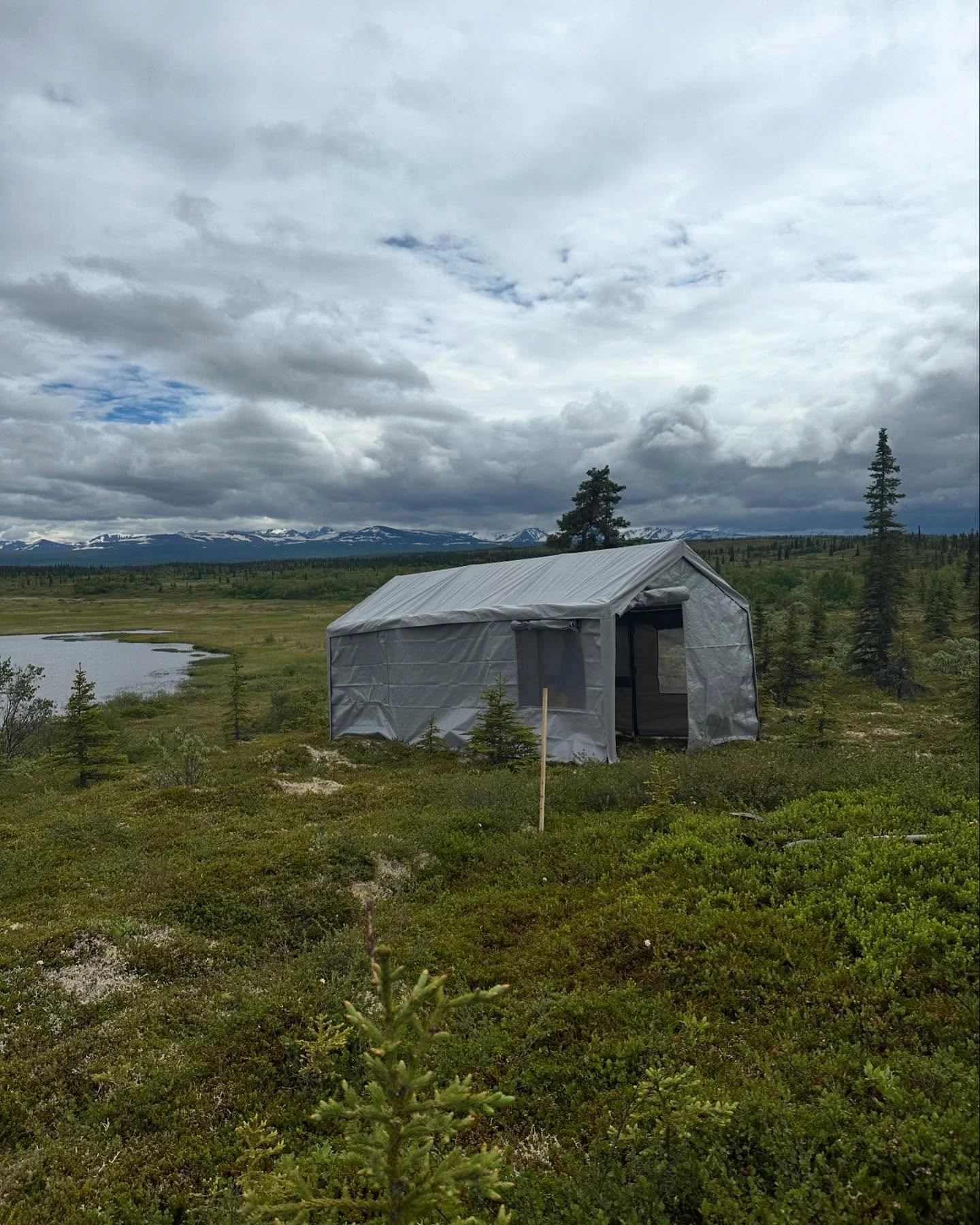 Im going to start posting more about our lodge build on this page. So here&rsquo;s our first storage/cooking tent before it got destroyed by the wind, and a few other miscellaneous photos from our first week at the build site. So crazy to see how muc