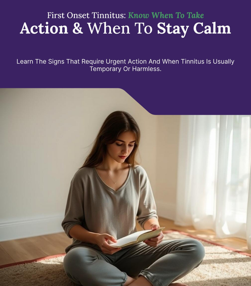 First-onset tinnitus: know when to take action and when to stay calm