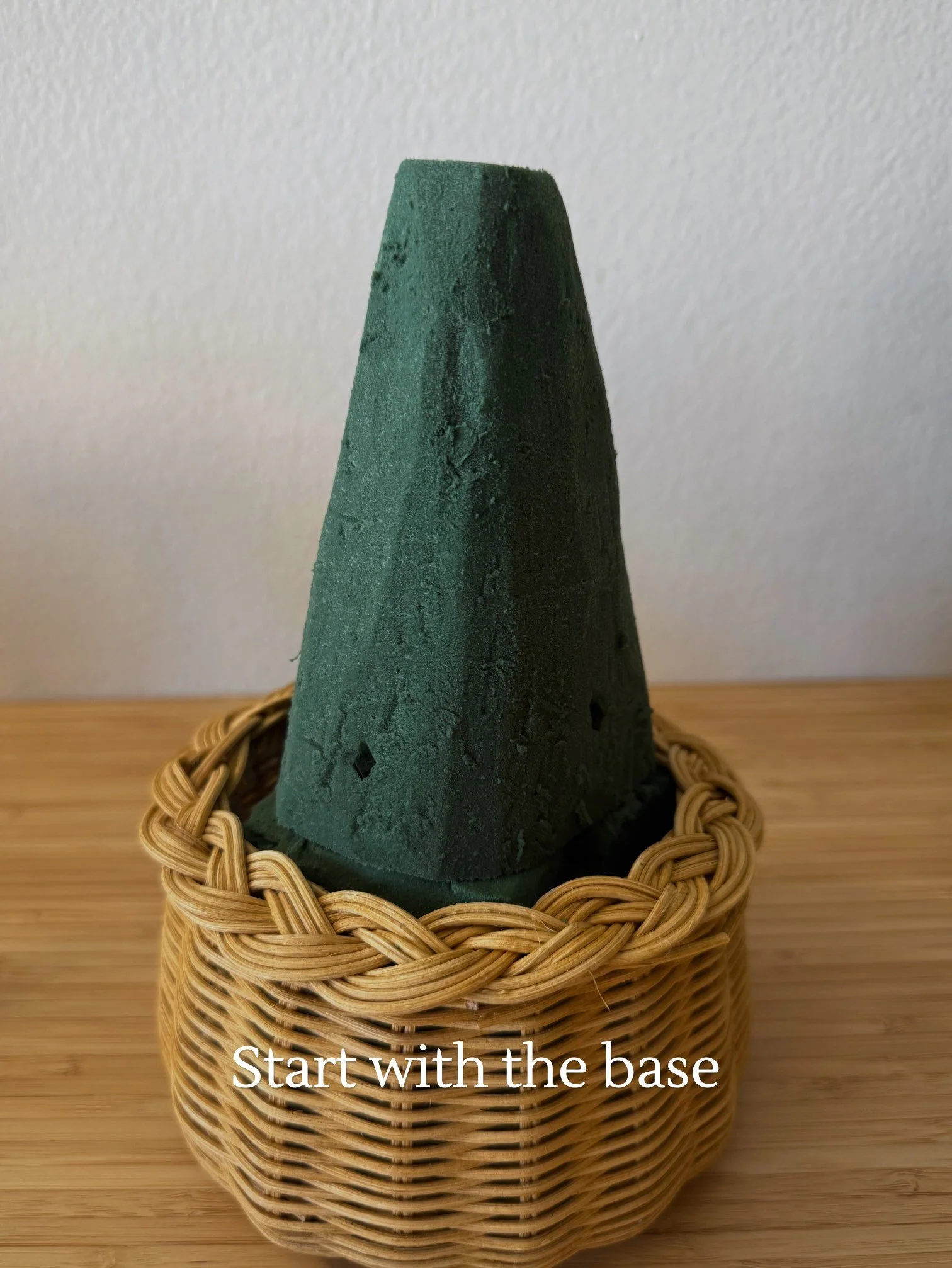 Mini Christmas Tree DIY – Start with the Base.jpeg