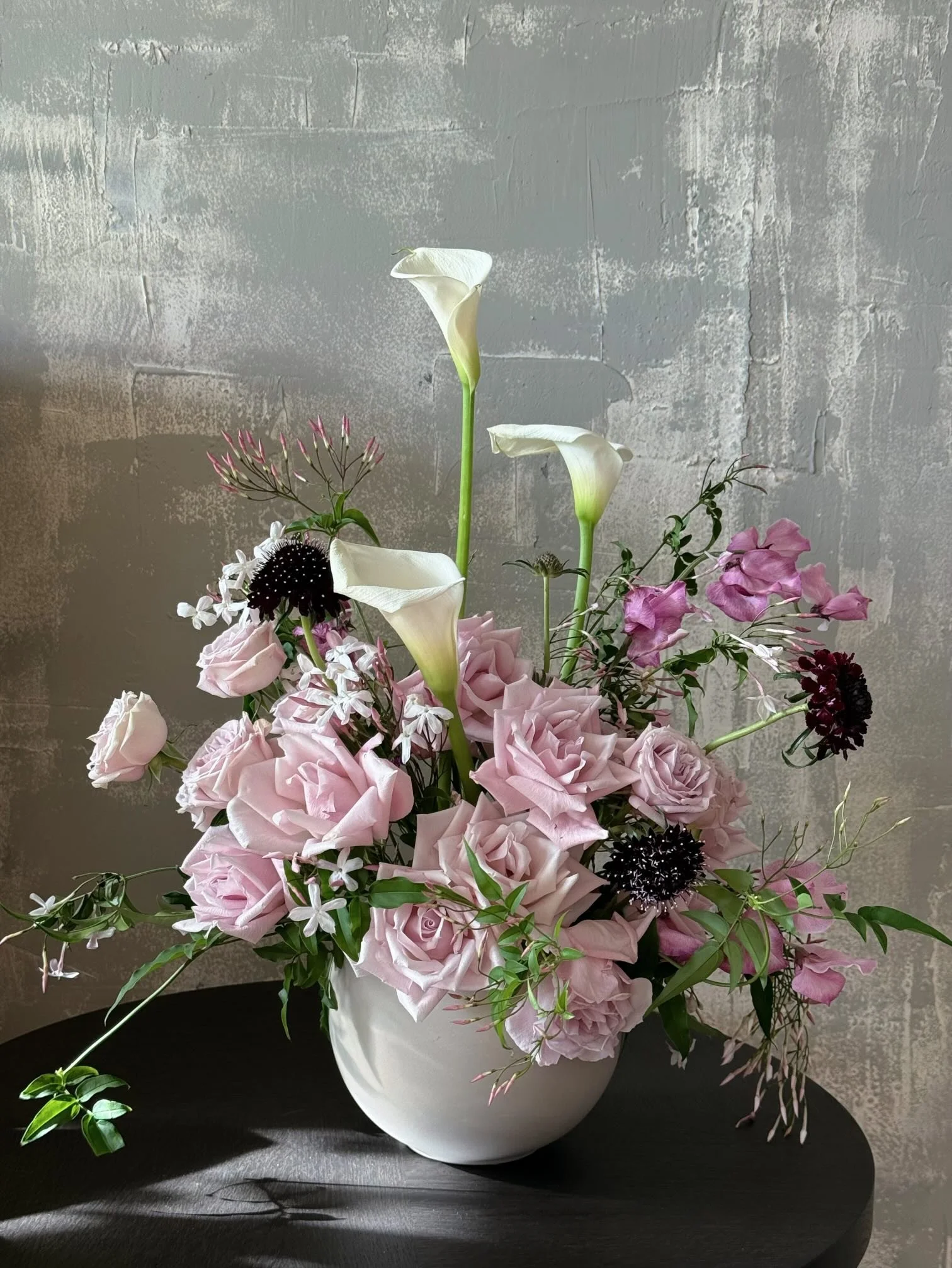 Girl and the Flower-Classic Roses-Black Pink.jpeg