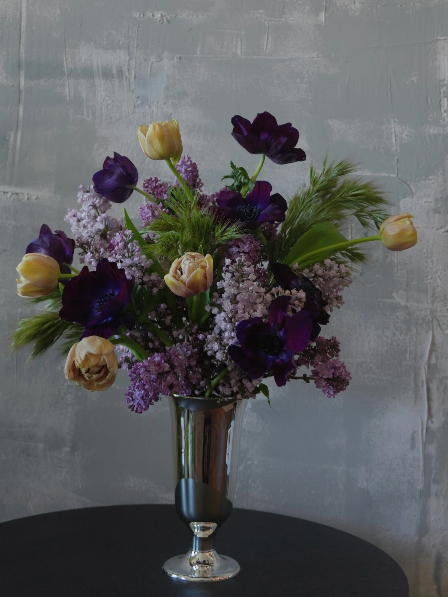 Girl and the Flower-Custom Bouquet-Purple.jpeg