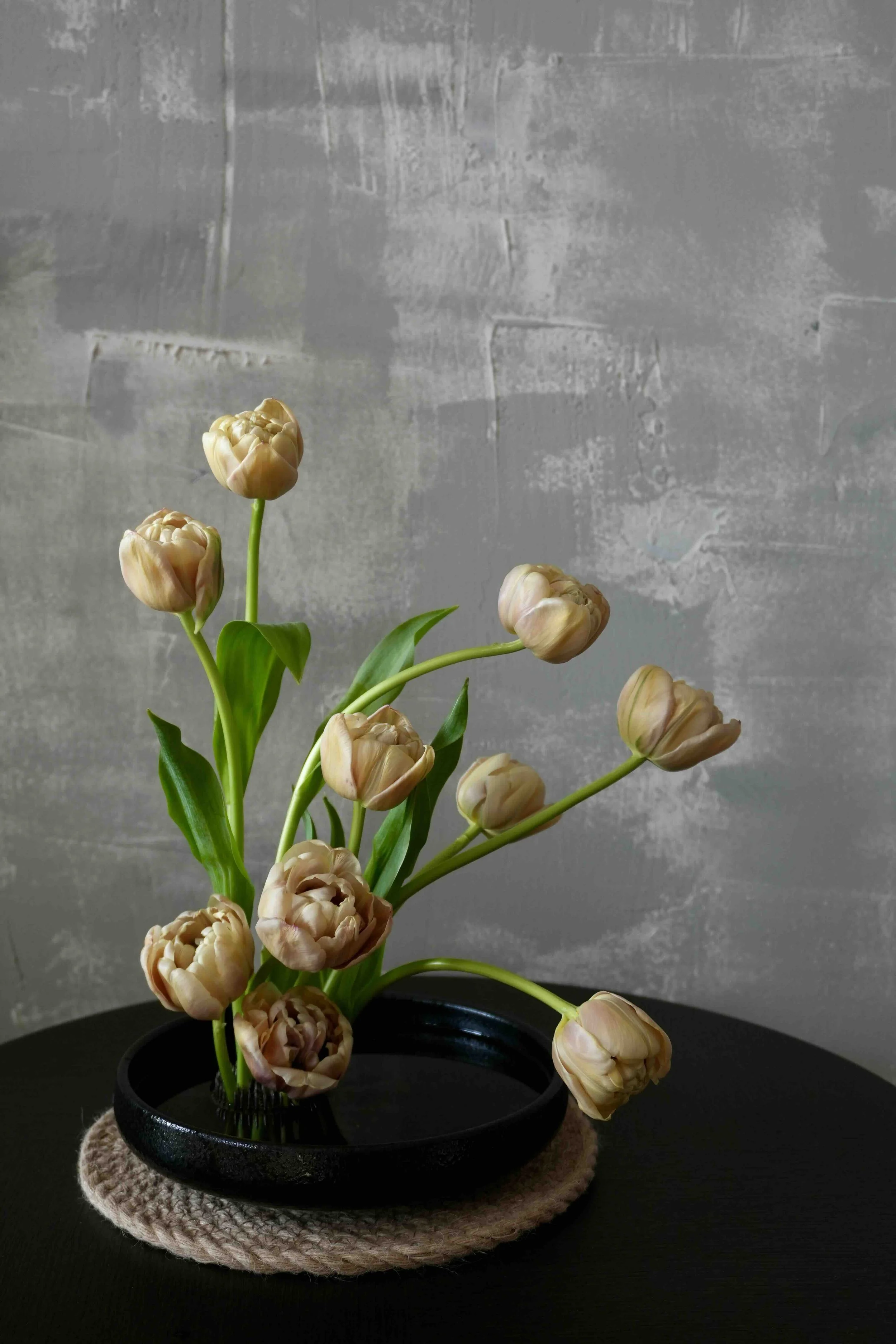 Girl and the Flower-tulip arrangements.jpeg