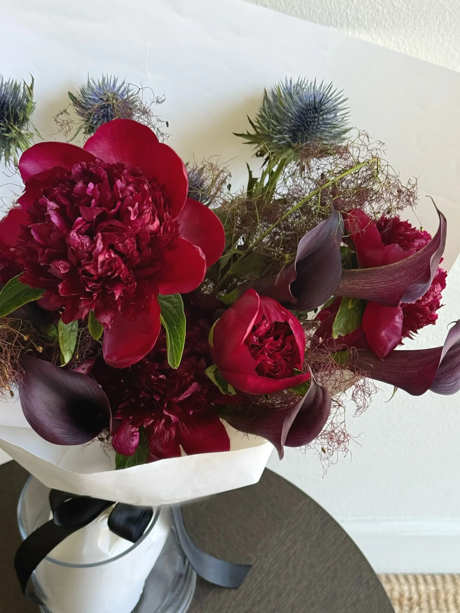 Girl and the Flower-Custom Bouquet-Red.jpeg