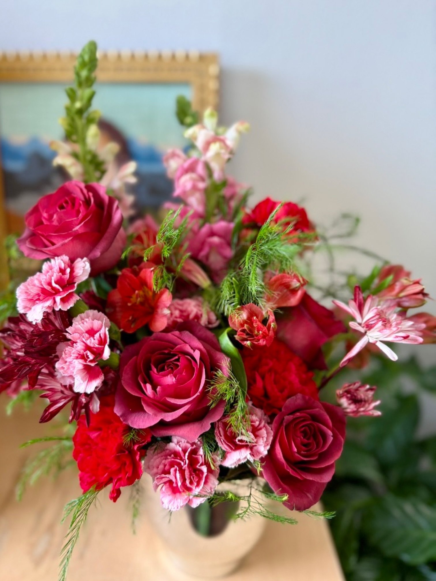 Red and Pink Rose Floral Arrangement.jpeg