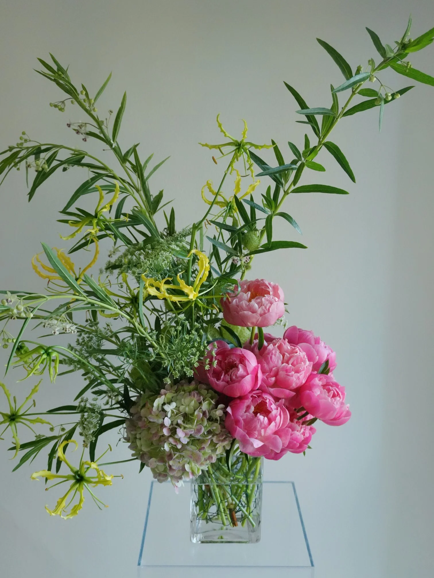 Girl and the Flower-Peonies Modern Floral.jpeg