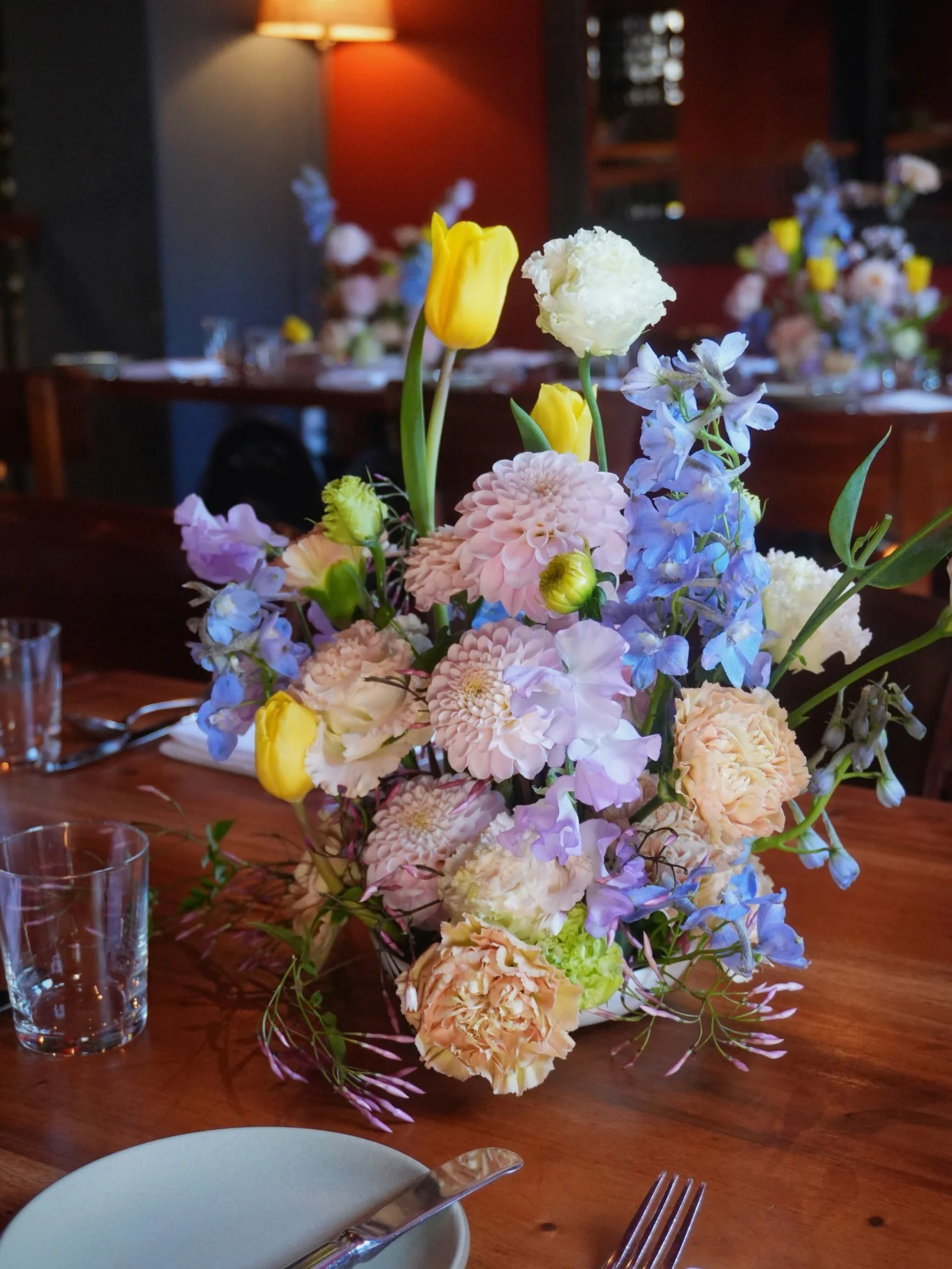 Girl and the Flower-Private Lunch Florals at République.jpeg