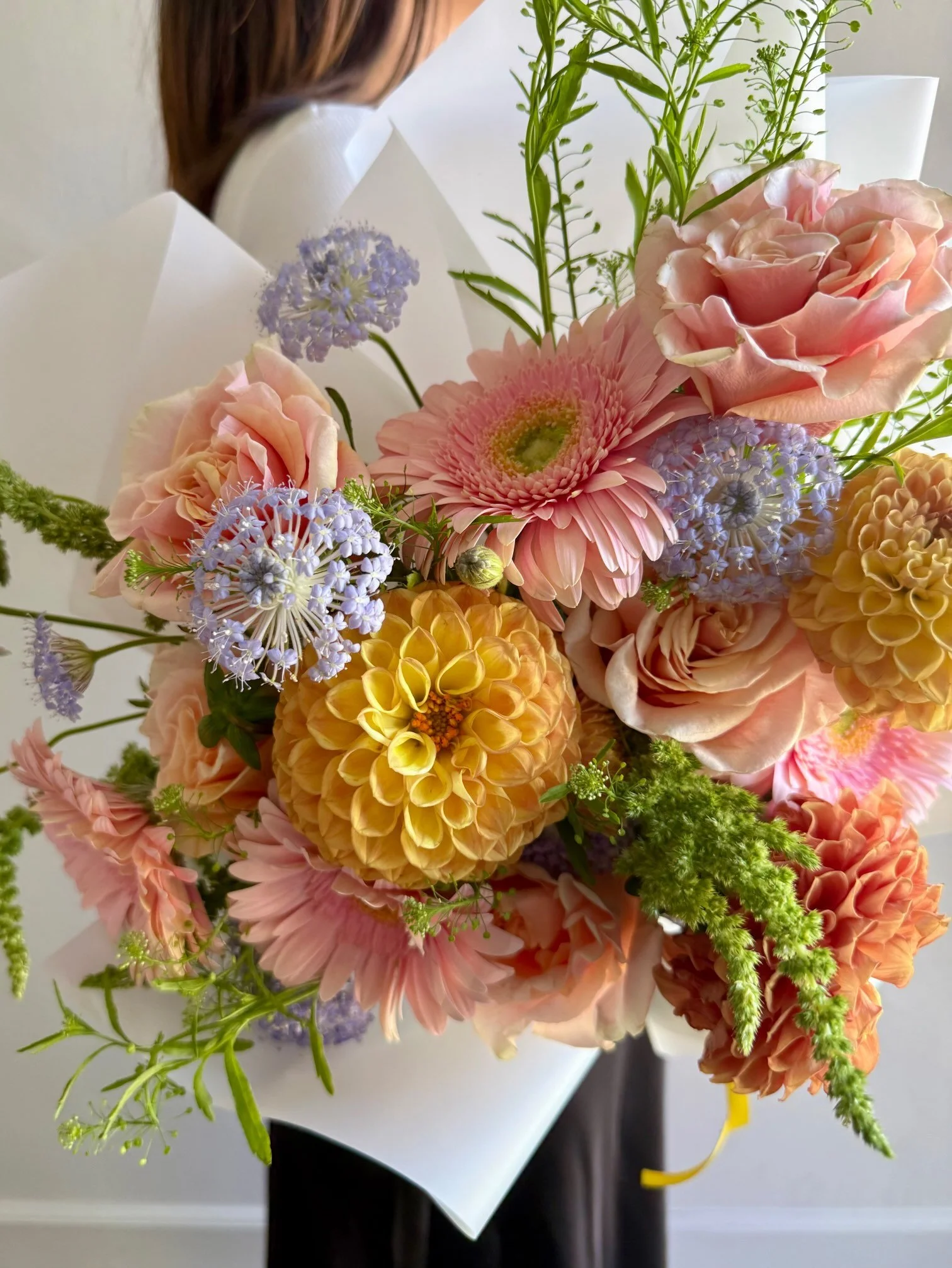 Girl and the Flower-Custom Bouquet-Yellow.jpeg