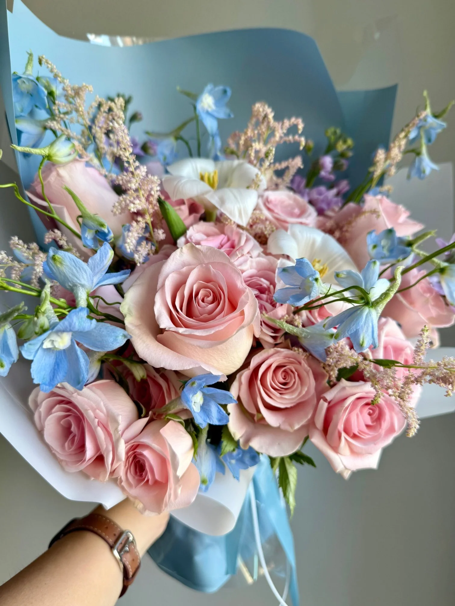 Romantic Pink & Blue Tones-Girl and the Flower.jpeg