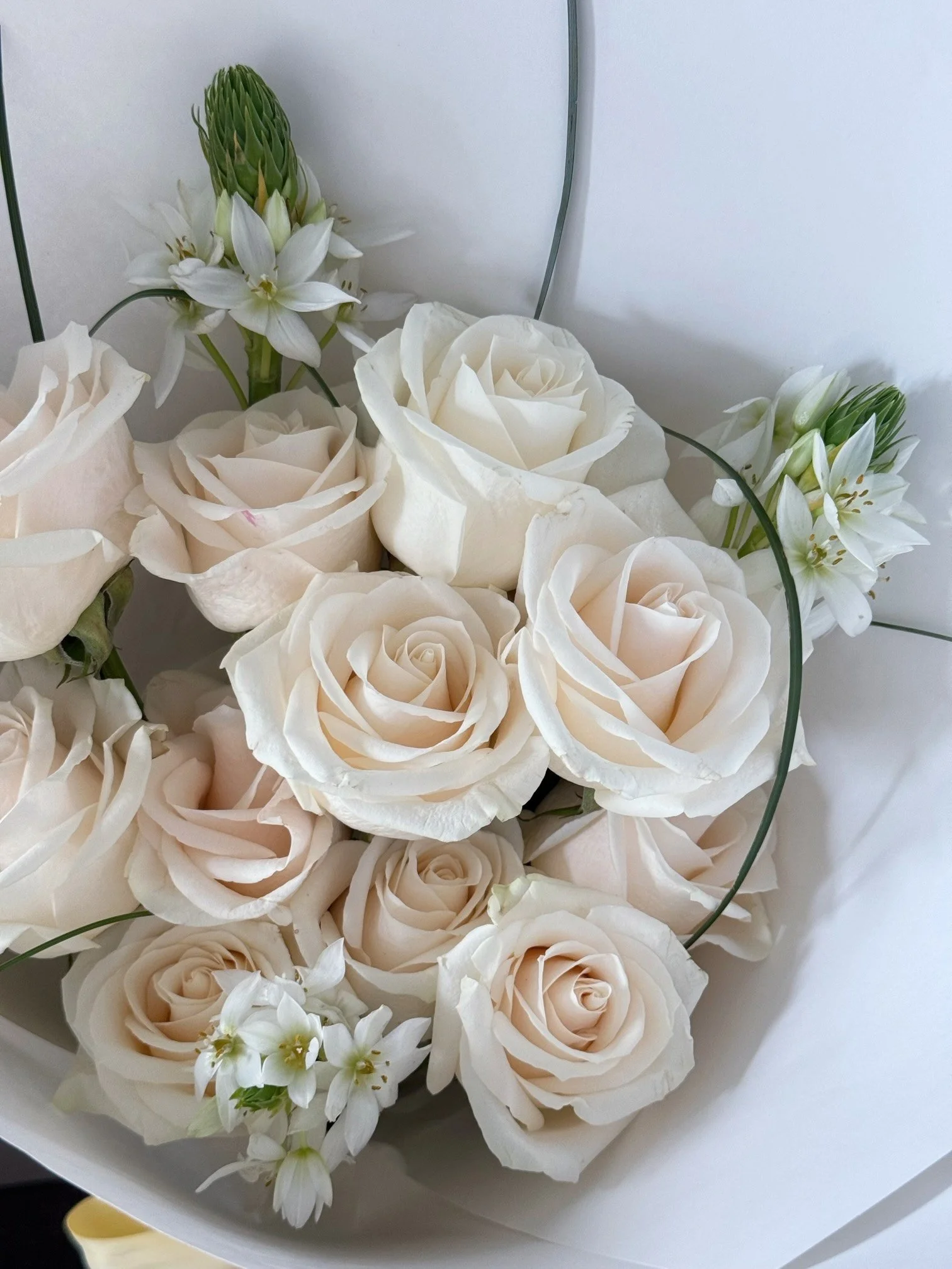 Ivory Rose Bouquet Detail _ Los Angeles Florist.jpeg