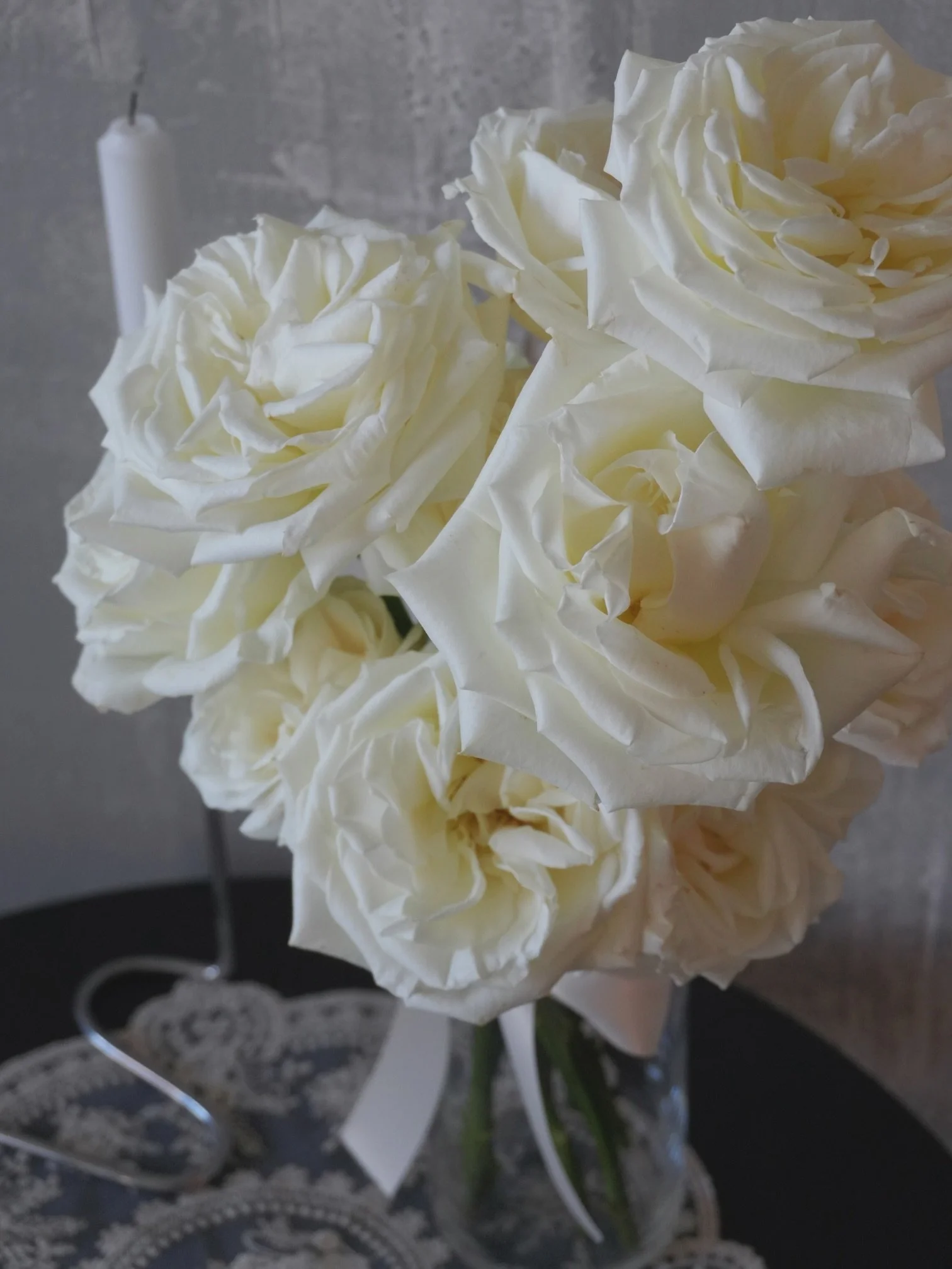 Bridal Bouquet - Classic White Roses Los Angeles florist.jpeg