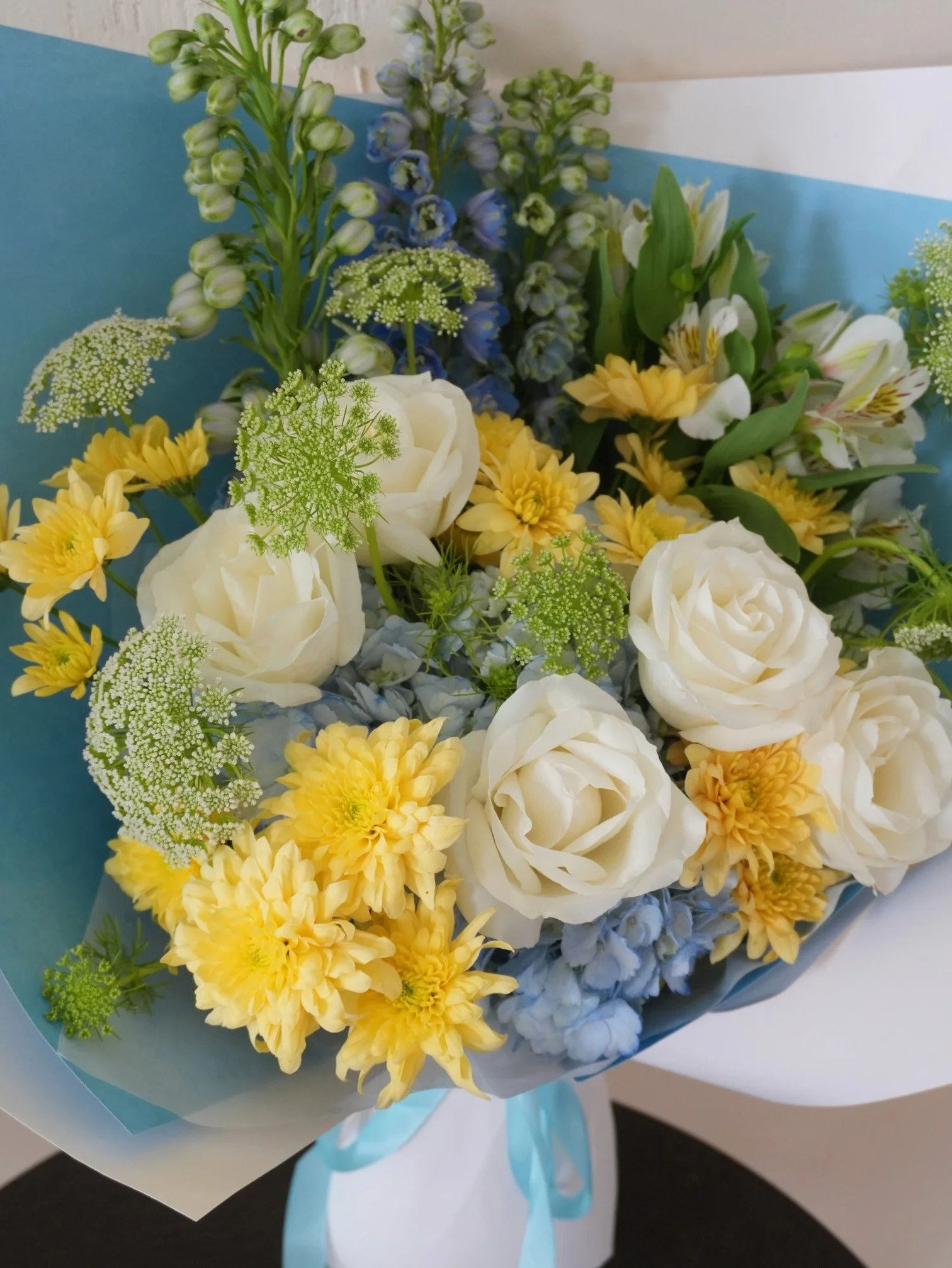 Girl and the Flower-Custom Bouquet-Blue.jpeg