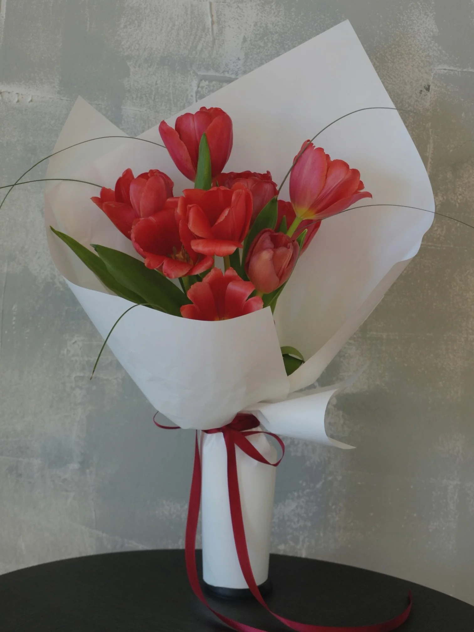 Handheld Red Lilies bouquet Los Angeles florist-1.jpeg