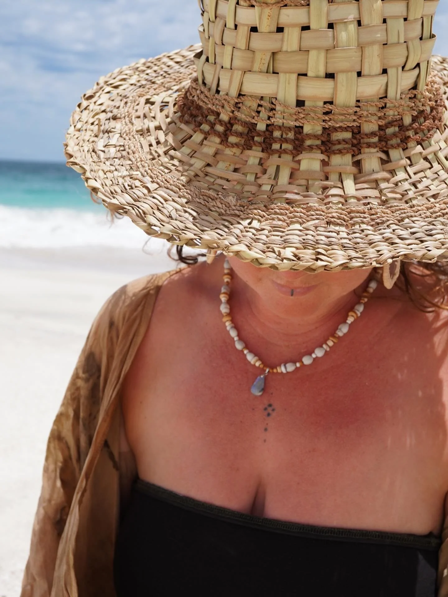 Taking in some sunshine. Only one opal necklace left ✨