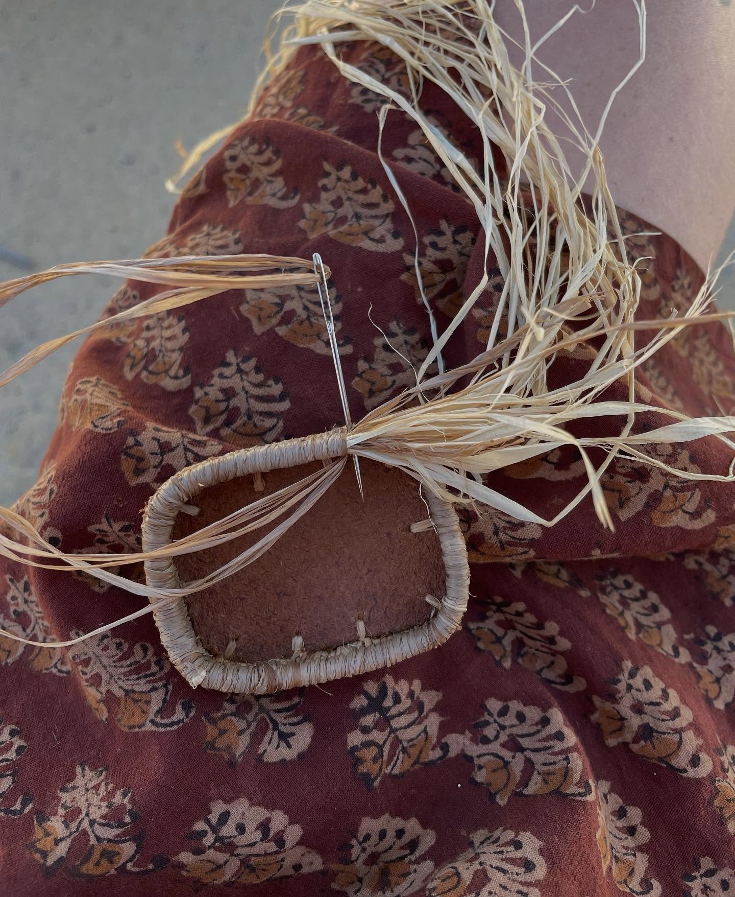 Block prints and weaving go hand in hand ✨