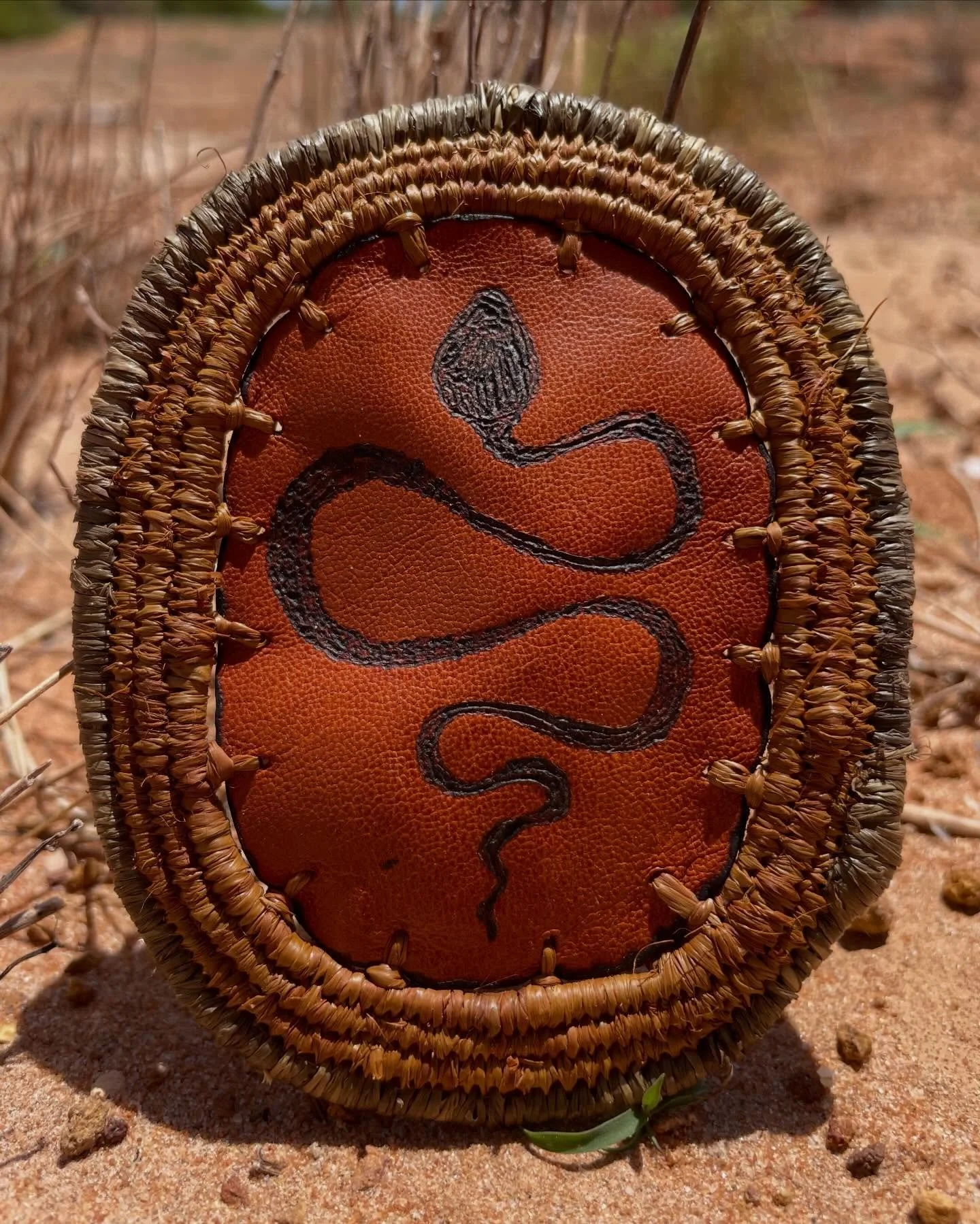 I started weaving this a few weeks ago. It was too big though for a hair piece so I stopped.
Last night I picked it back up. 
Turned it sideways and realised it could go the other way and could be a cute hair piece. 
Turn sideways and tell me what yo