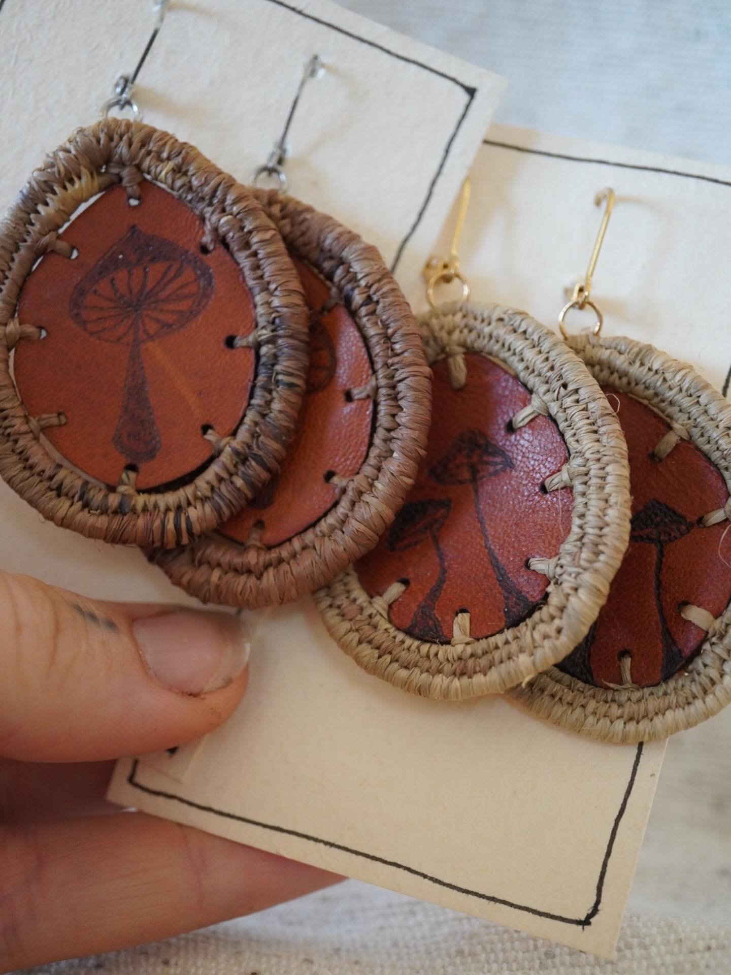 Slowly but surely updating my website. 
How cute are these earrings. 
Perfect for people who like larger earrings but don&rsquo;t like things heavy ✨