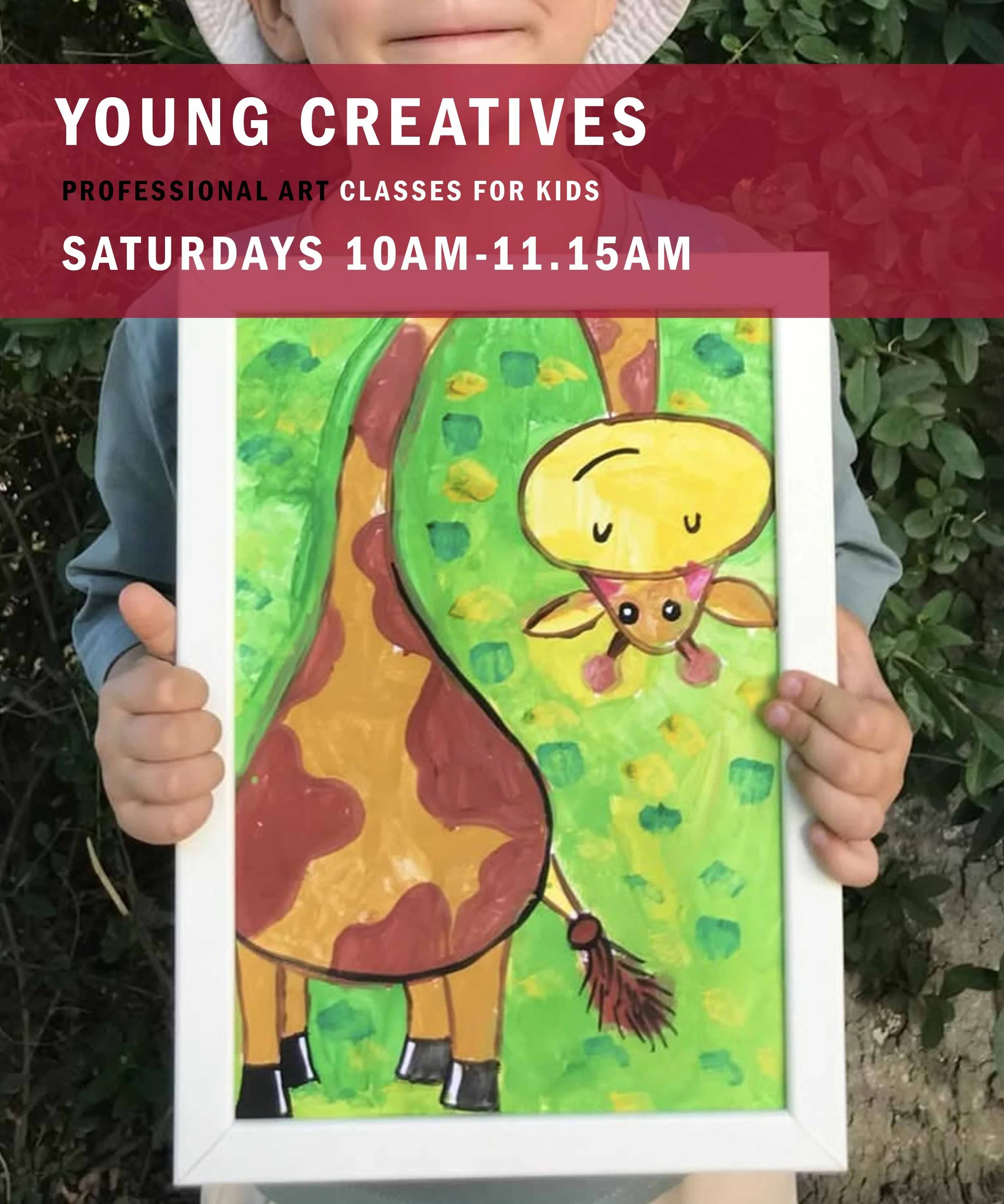 KIDS CLASSES YOUNG CREATIVES (AGES 5-8) SATURDAYS 10AM-11.15AM DROP-IN
