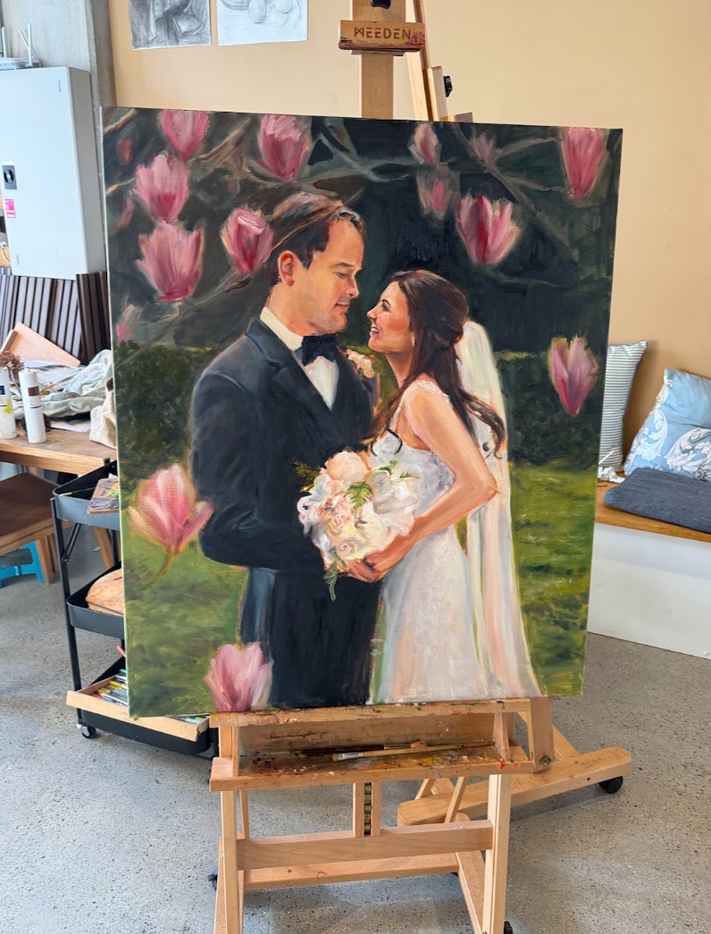 Live painting at weddings - first 3 promotional prices!