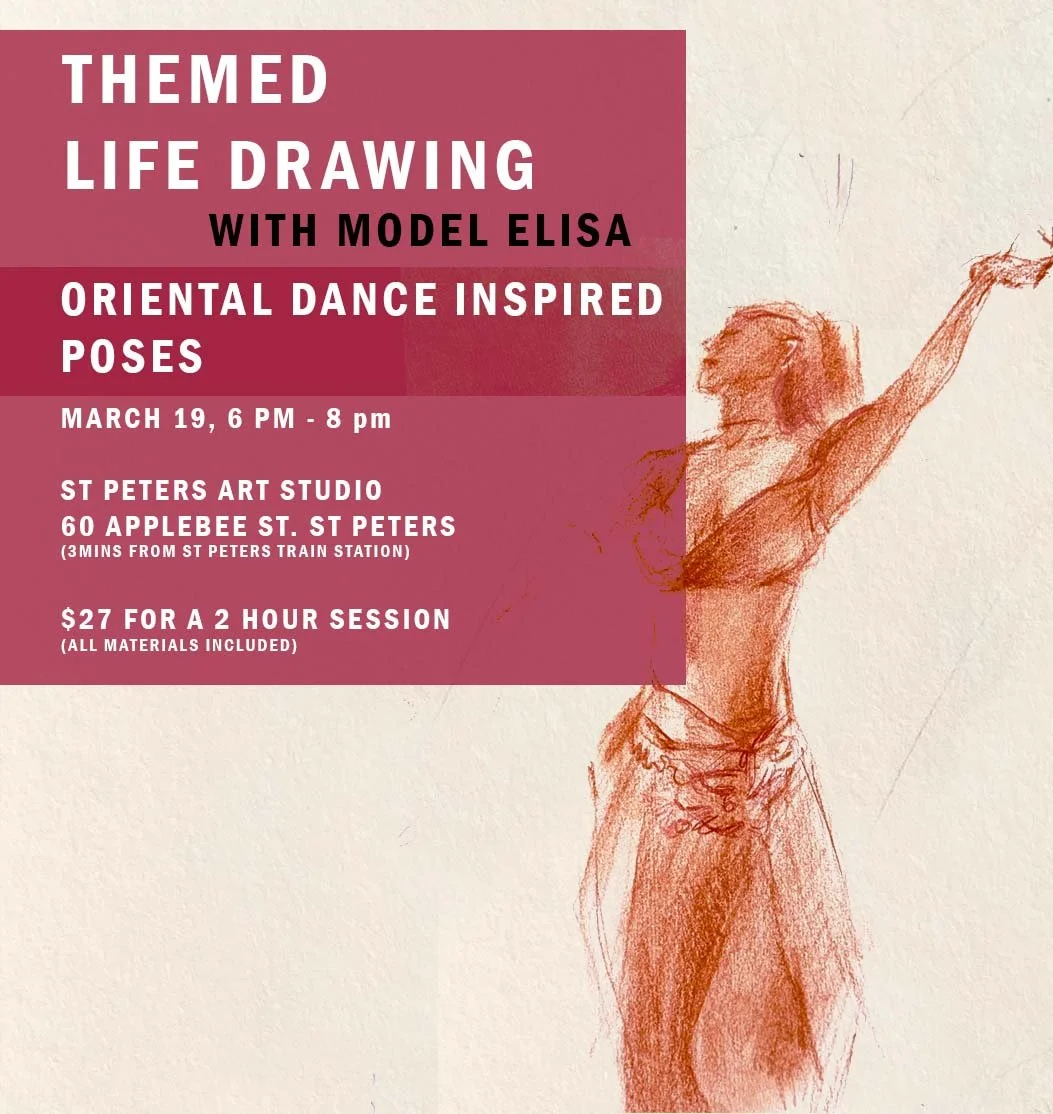 THEMED LIFE DRAWING (UNTUTORED) - 19 MARCH, 6 PM-8PM