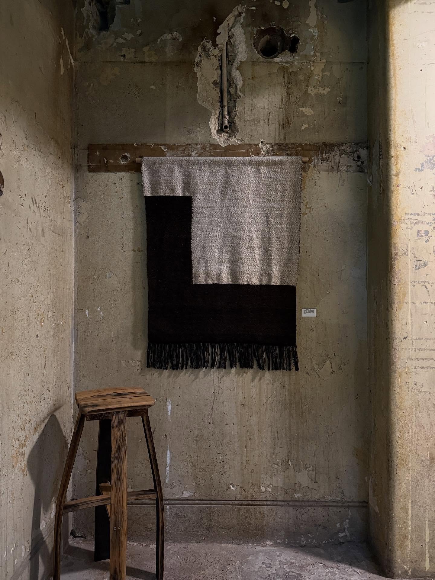 Hand spun alpaca from North Wales, Black Welsh Mountain from Surrey on Lambs wool.

Design London Shoreditch 
@canopihome 
@design.london
@l_d_f_official 
16th-18th