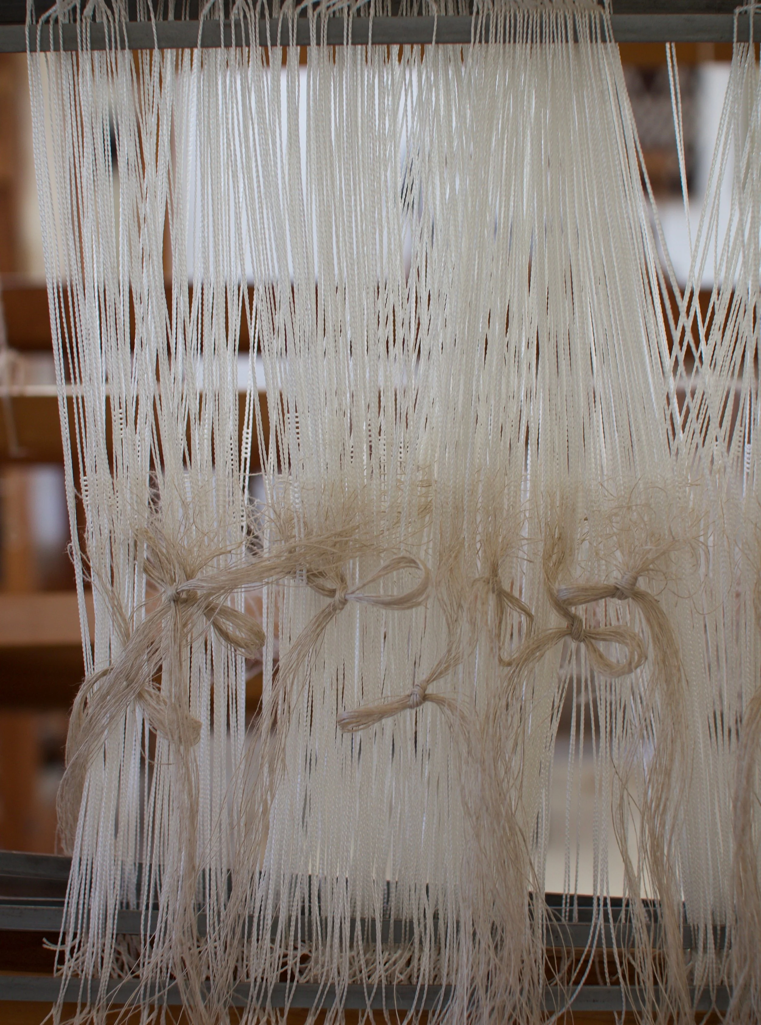 My 1970s George Wood floor loom, number 195 out of approximately 300!

Currently setting up a linen warp to do some sampling and experimental pieces&hellip;