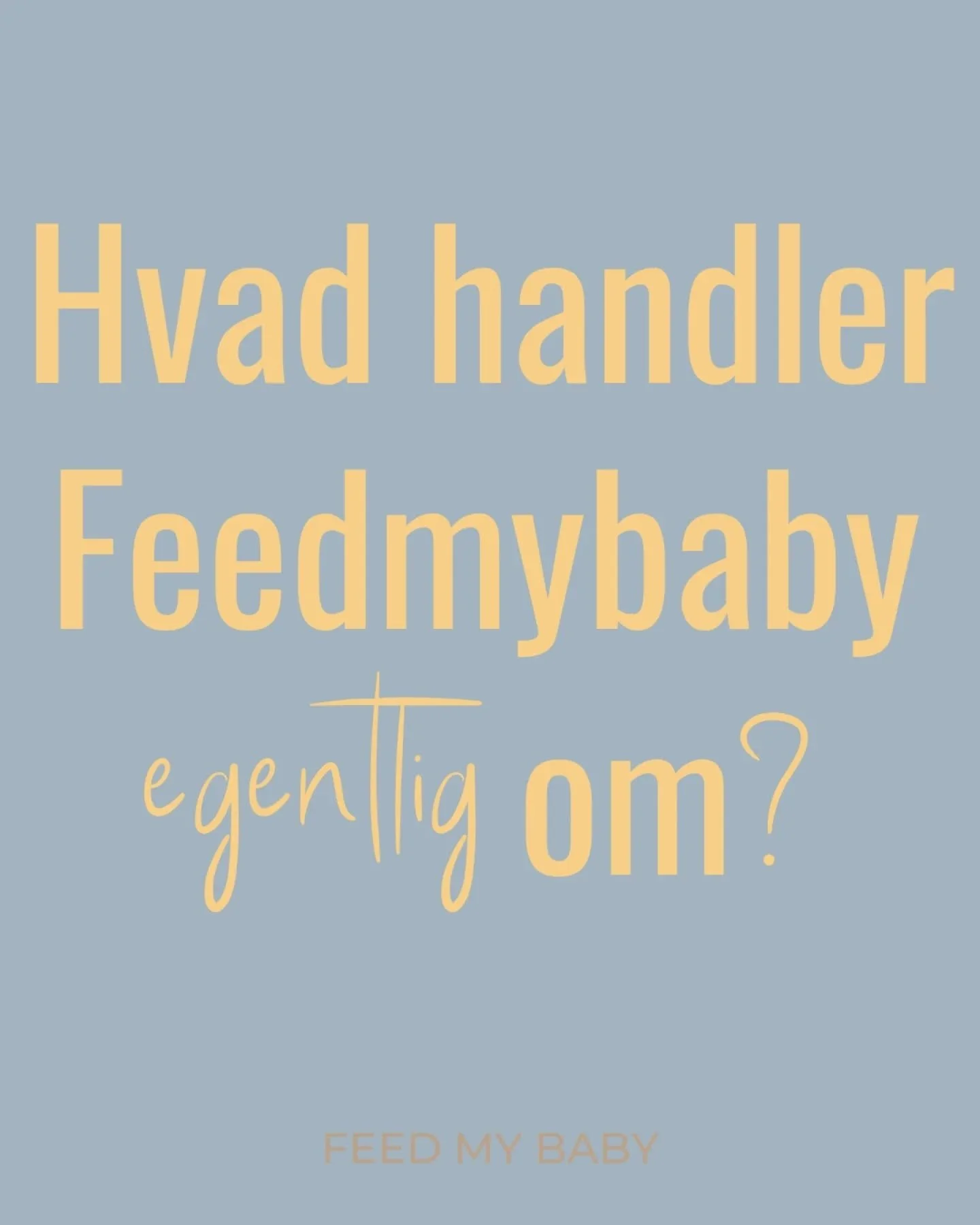 🥑👶 
F&aring;r dit barn mad nok, n&aelig;ring nok.. Hvad er et m&aring;ltid, m&aring; min baby f&aring; n&oslash;dder, skal jeg mose maden, hvad hvis min baby ikke vil spise, hvad hvis min baby bliver kvalt... 
Kender du? 

S&aring;dan startede det 