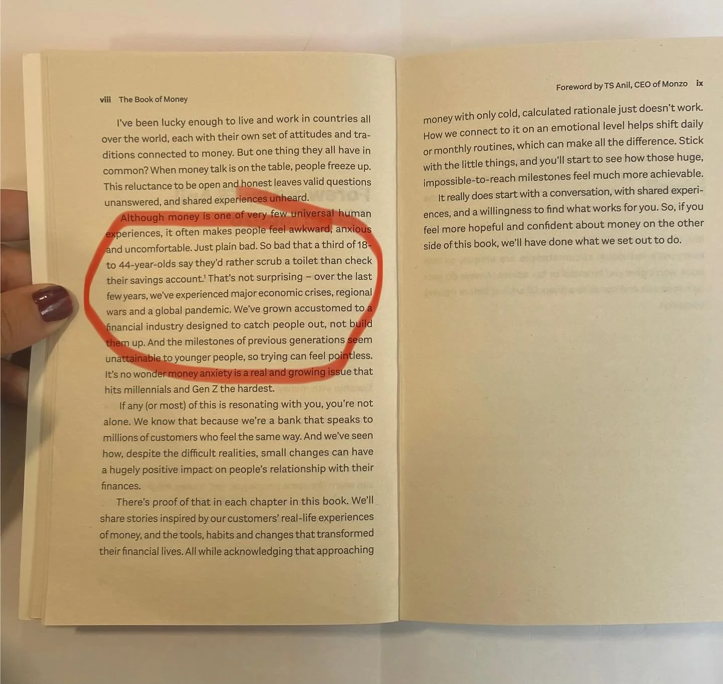 A third of 18-44-year-olds would rather scrub a loo than check their bank balance. Are you one of them?

From The Book of Money by @monzo. #money #moneymindset #moneyanxiety #saving #savingmoney #moneypsychology