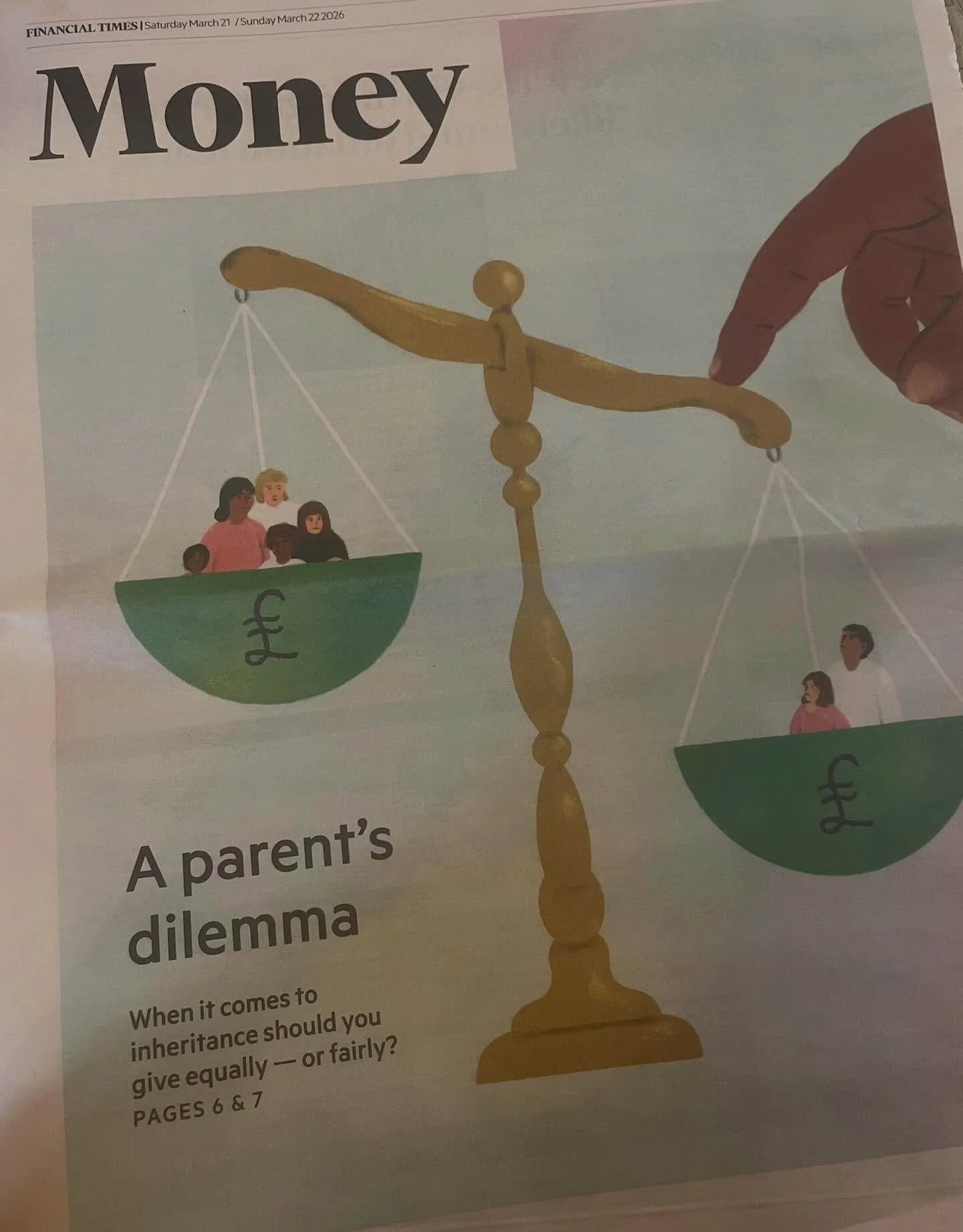 Just a dilemma for parents? I don&rsquo;t think so, but thought-provoking nonetheless. 
#moneypsychology #moneymindset #wealth