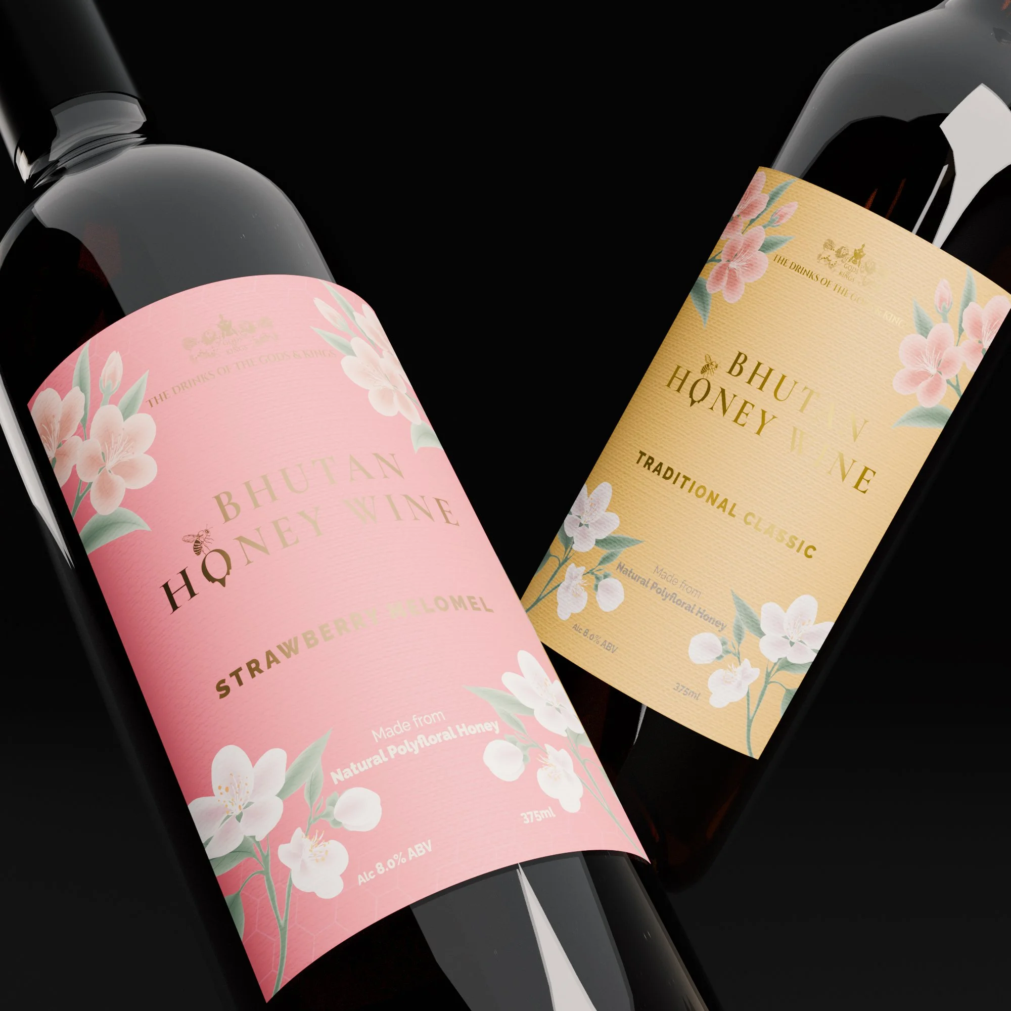 Packaging & Logo Design for Bhutan Honey Wine