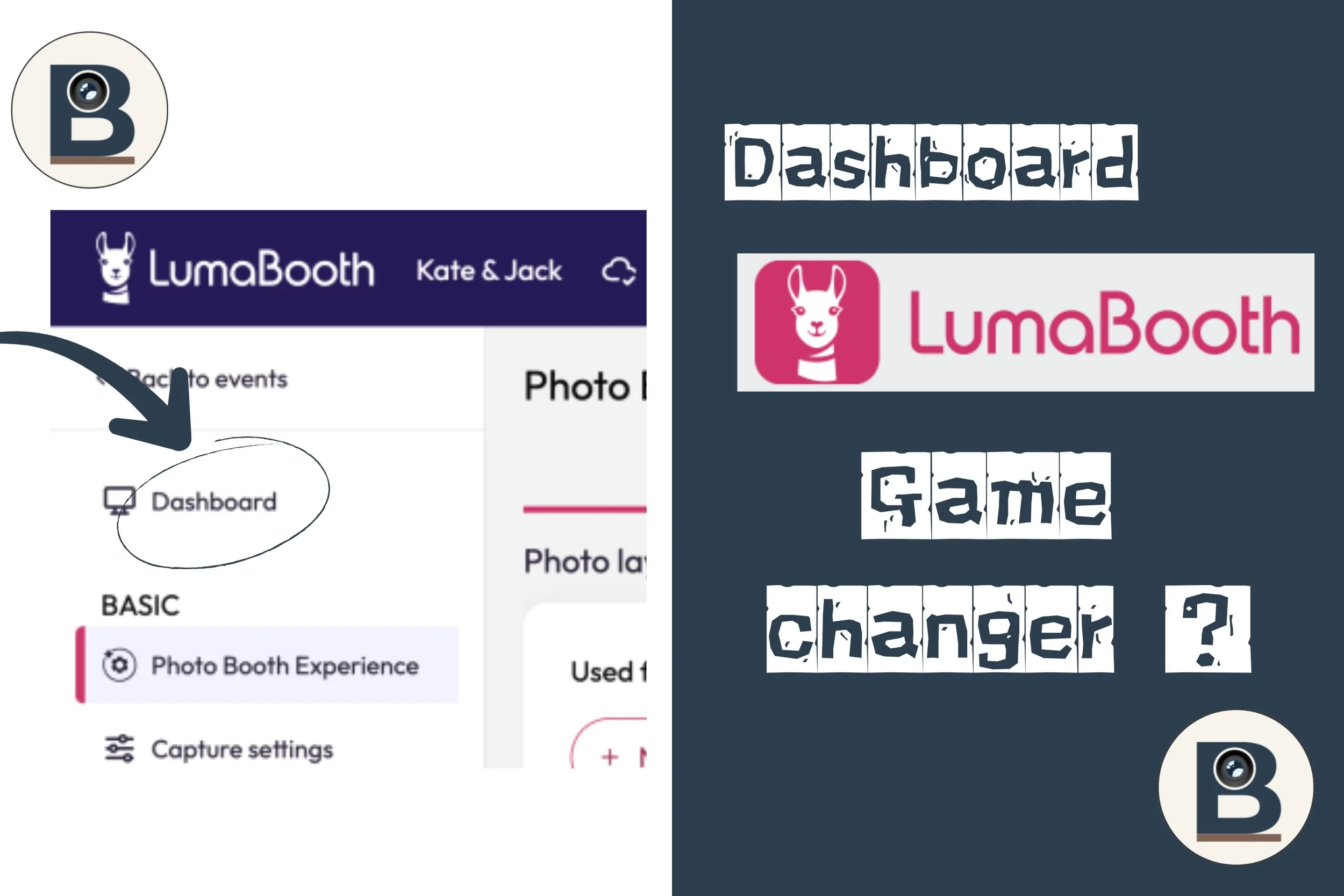 Lumabooth Dashboard: il vero cambiamento!