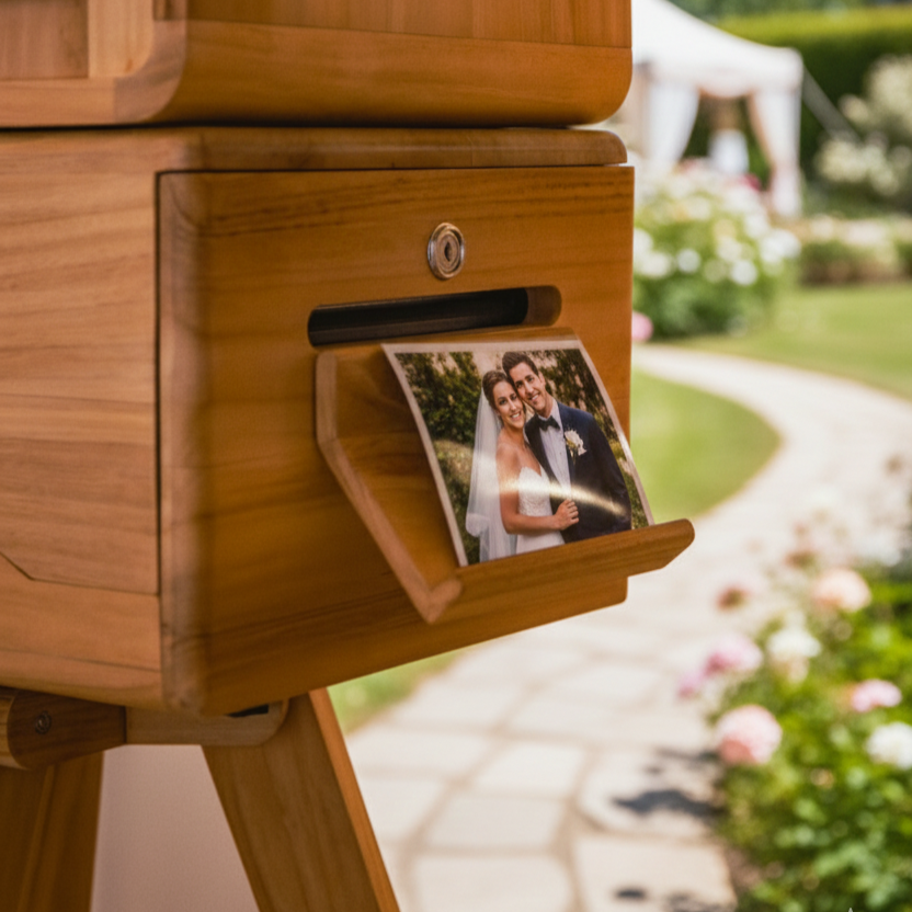 Qualité photobooth en bois