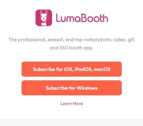 Lumabooth for Windows