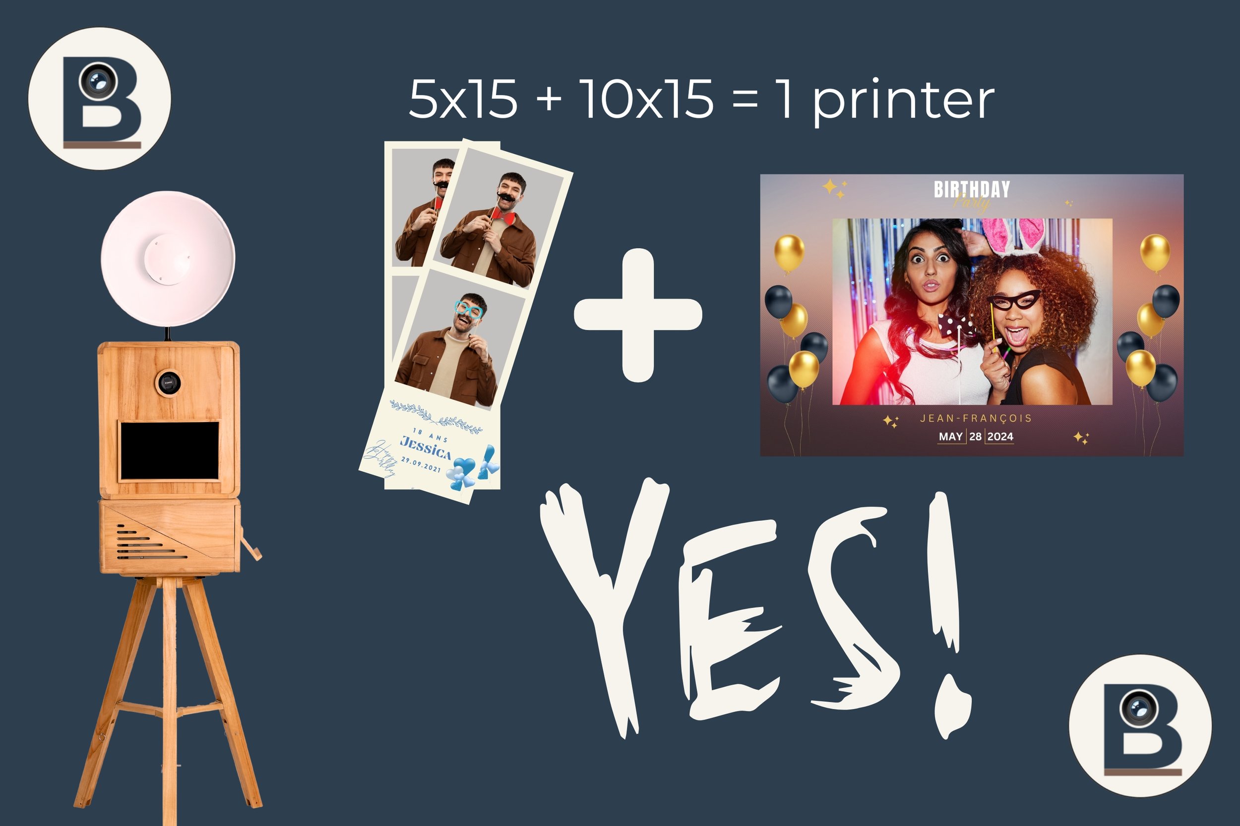 Print in multiple formats at a photo booth with Lumabooth