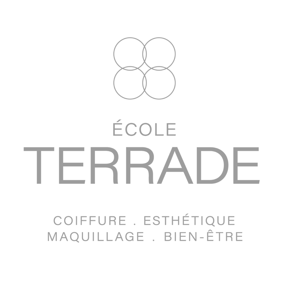 Logo de l'École Terrade spécialisé en coiffure, esthétique, maquillage et bien-être.