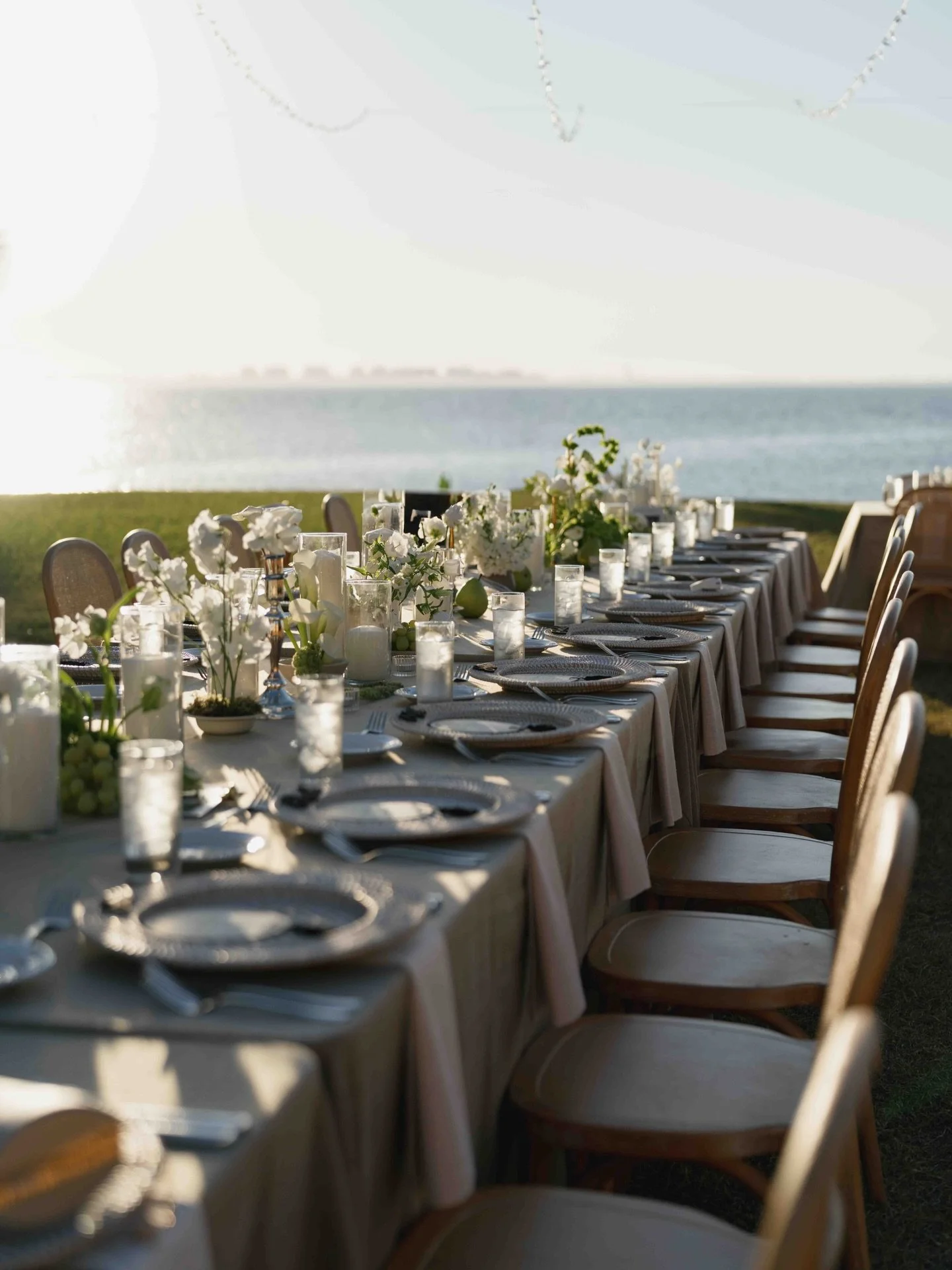 A table scape of dreams 🍐🌊✨