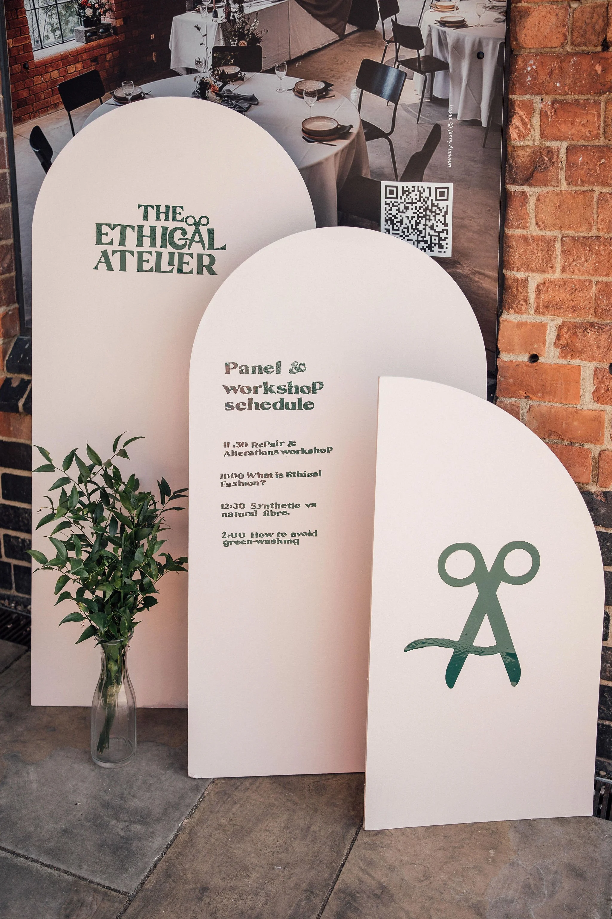 Sustainable fashion market- shop, repair, make, learn