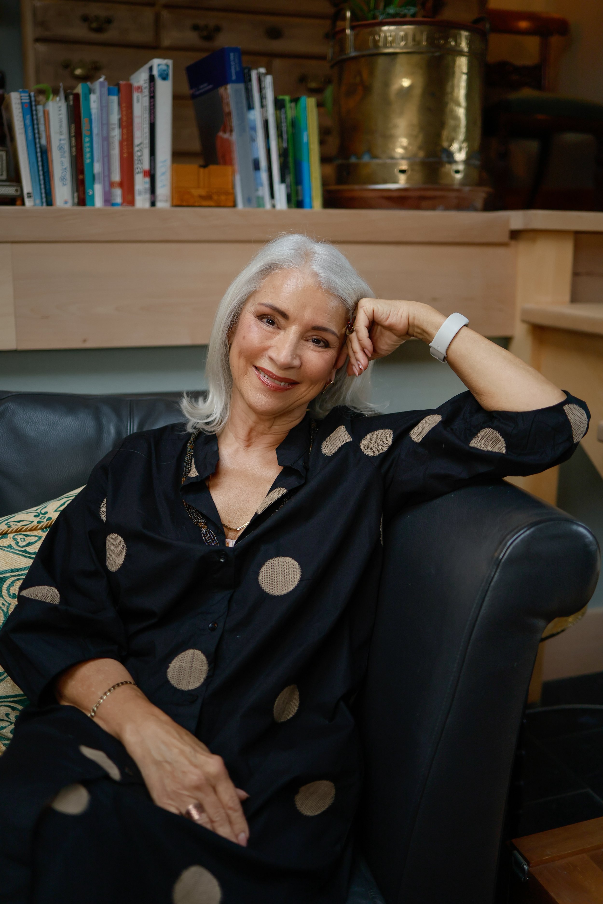 Hilde, business owner, wellness specialist offering coaching, workshops, creative services, and yoga