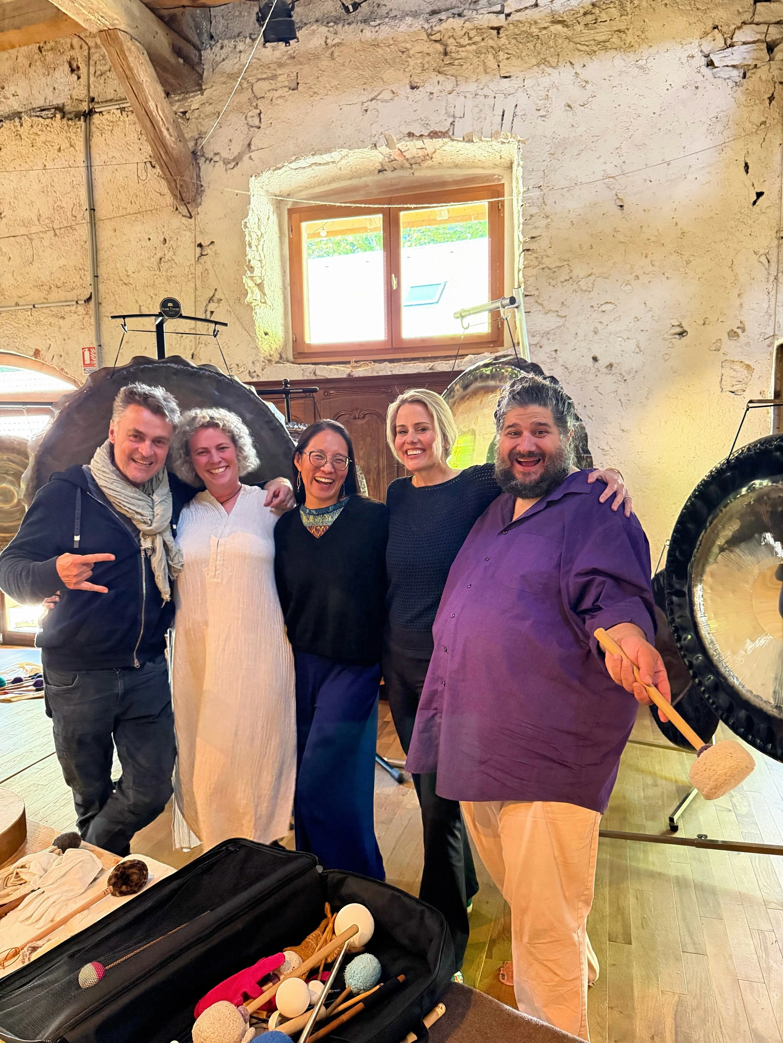A truly extraordinary week in Morimont, France with the magical maestro @mike_tamburo and the deeply knowledgeable @mitchnur ✨

Days immersed in sound, resonance, creative experimentation, deep listening, and sonic exploration alongside some of the m