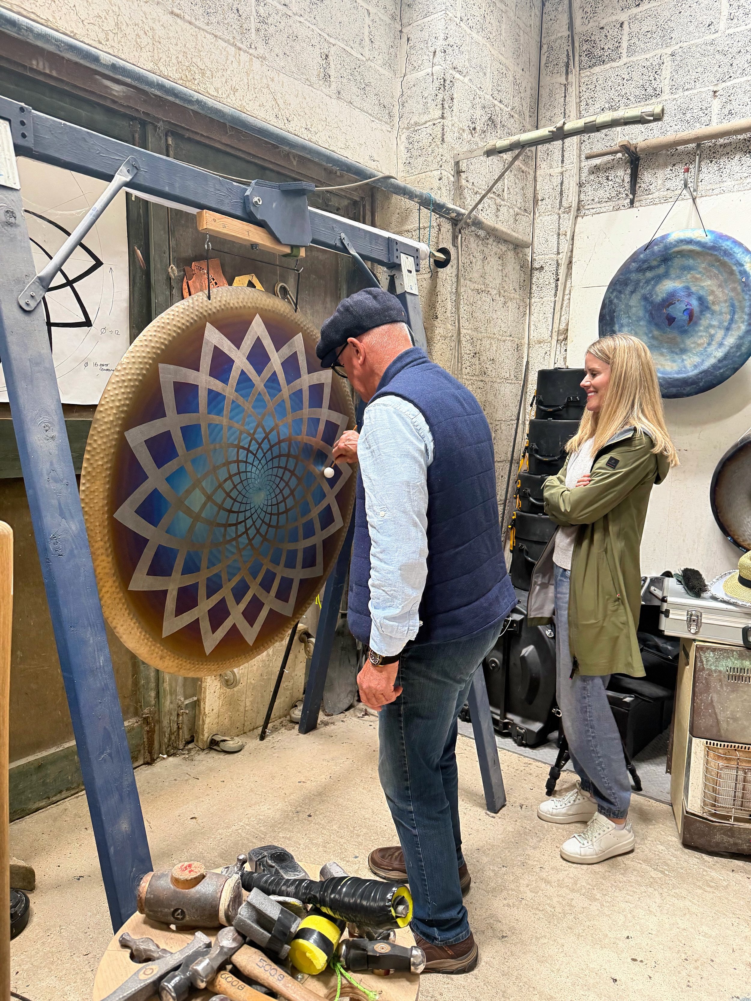 Recently, I had the privilege of visiting the studio of sculptor and gong maker @barrymasongongs in Stroud.

Barry is one of the UK&rsquo;s few independent gong makers, bringing together decades of experience as a sculptor with a deep exploration of 