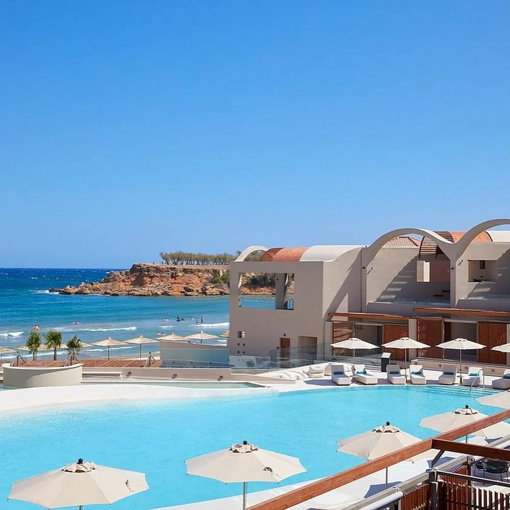 📍 Domes Noruz Chania 

I&rsquo;ve just returned from visiting this beautiful 5* boutique escape on Crete&rsquo;s North-West coast...and loved it despite the grey skies that day.

Just 15 minutes from Chania&rsquo;s Old Town and Venetian harbour, thi