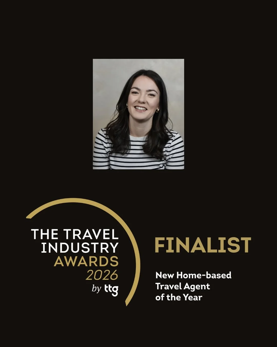 New Home-based Travel Agent of the Year finalist! ✨

Excited to share that I&rsquo;ve been shortlisted as a finalist for New Home Based Travel Agent of the Year at the TTG Travel Industry Awards 2026.

While it might seem like I&rsquo;ve been around 