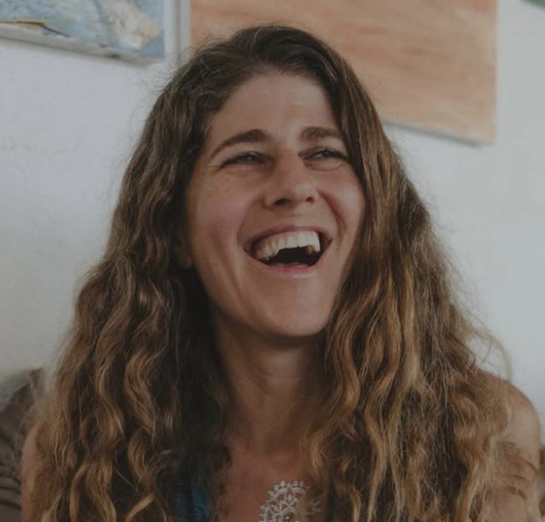 woman laughing and happy