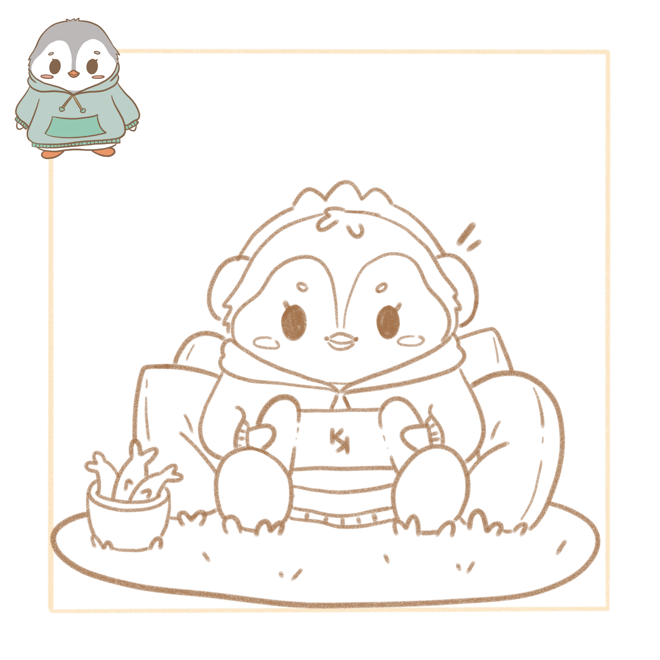 SKETCH KokoKawaii Totes - Penguin.png
