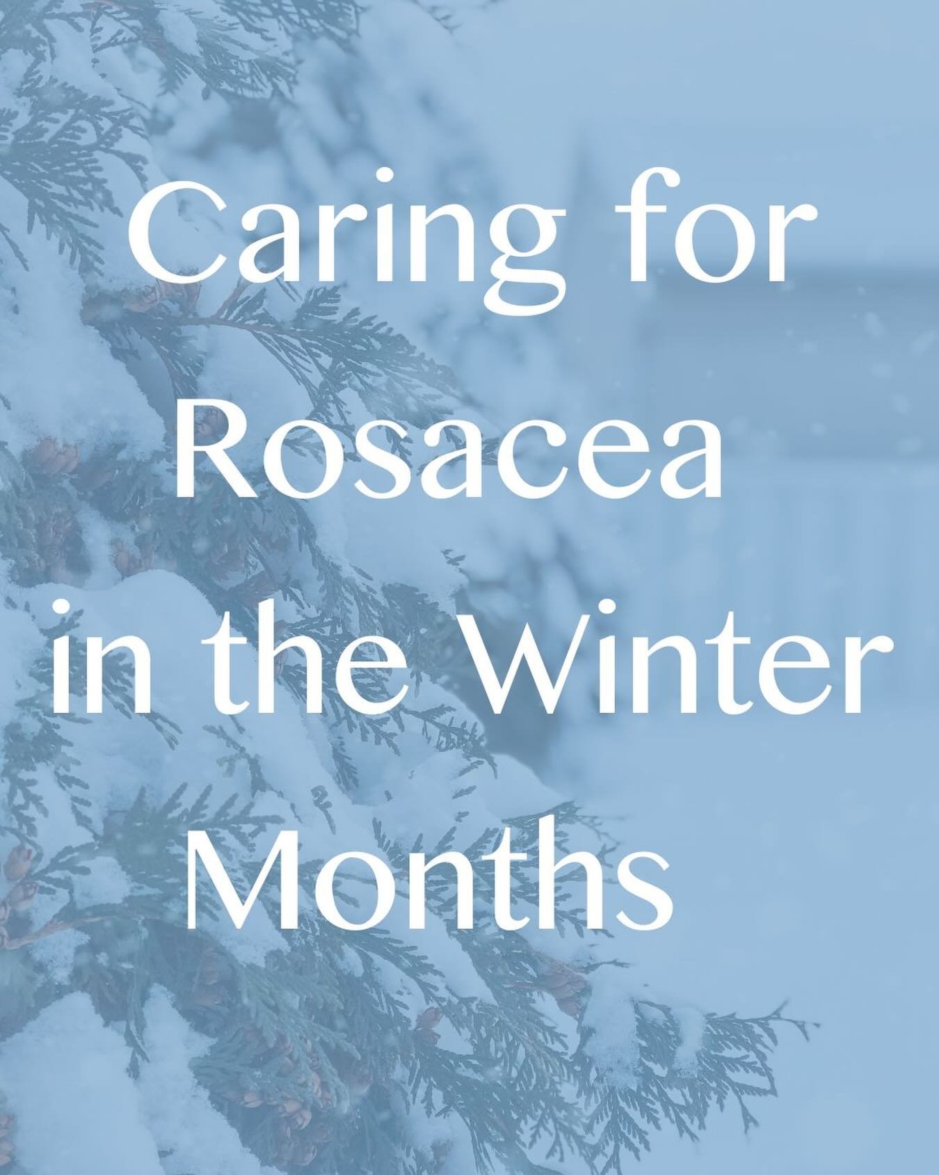 Winter and rosacea&hellip;let&rsquo;s talk about it ❄️

Winter is already proving tough for my skin, and we&rsquo;re only a few days in.

The constant shift from freezing air outside to warm, dry indoor heating is one of the biggest triggers for rosa