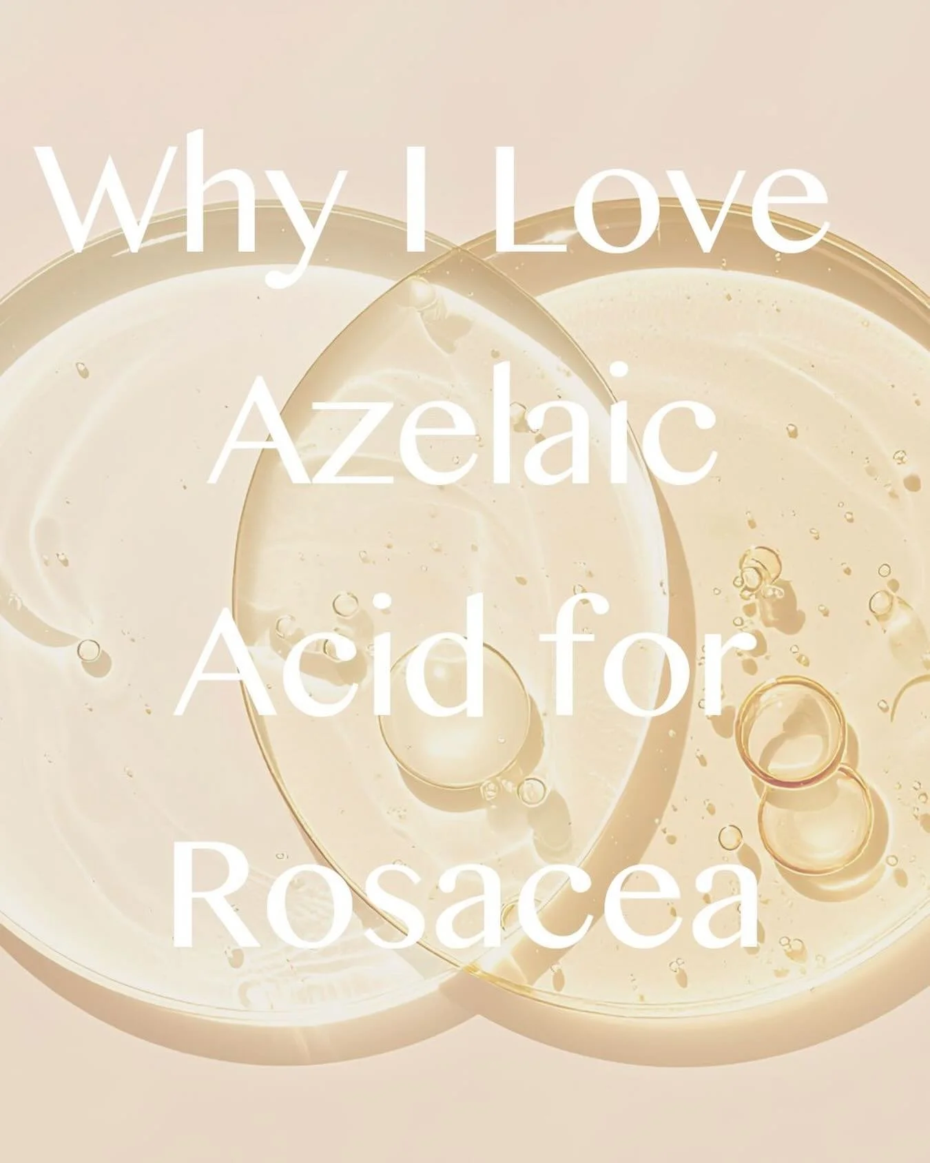 Let&rsquo;s talk about the one active that finally made my rosacea calm down - azelaic acid.

When I first realised I had acne-rosacea, I made the mistake so many of us do: I turned to exfoliating acids and retinol hoping they&rsquo;d &ldquo;fix&rdqu