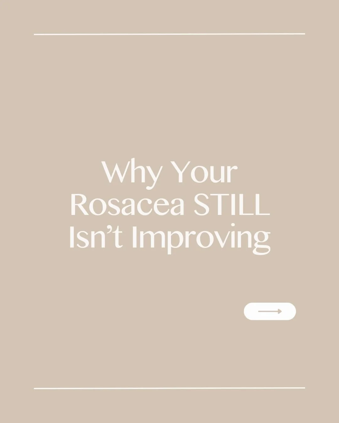 POV: you&rsquo;re still dealing with redness, flushing, texture or flare-ups&hellip;even though you&rsquo;re &ldquo;doing everything right&rdquo;?

I get it, I was in the exact same place a few months ago.

I thought healing rosacea meant using stron