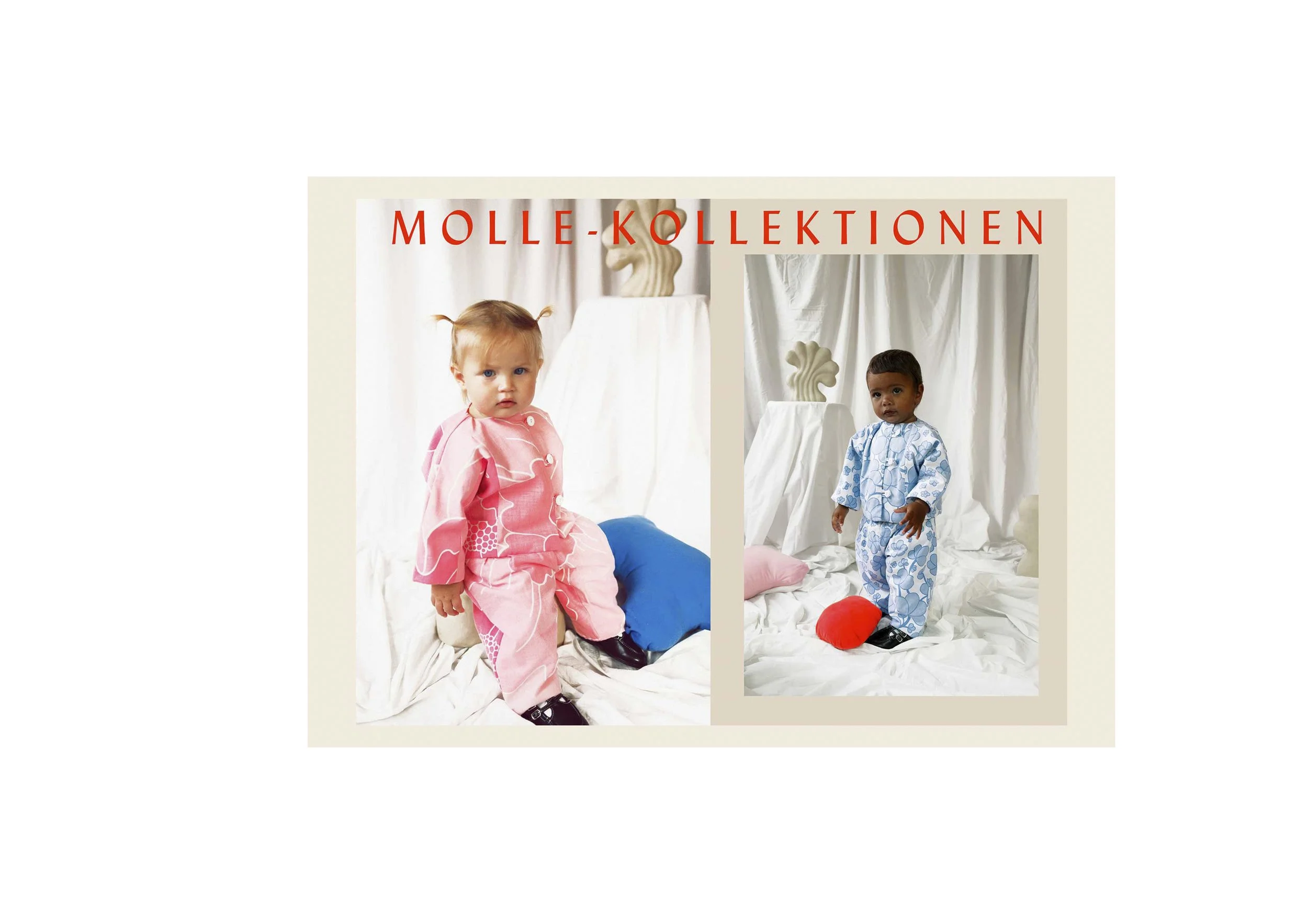 MOLLE-KOLLEKTIONEN 2024. Kläder, scenografi och retusch av Linnea Sundemo. Skulpturer Paula Aalto.