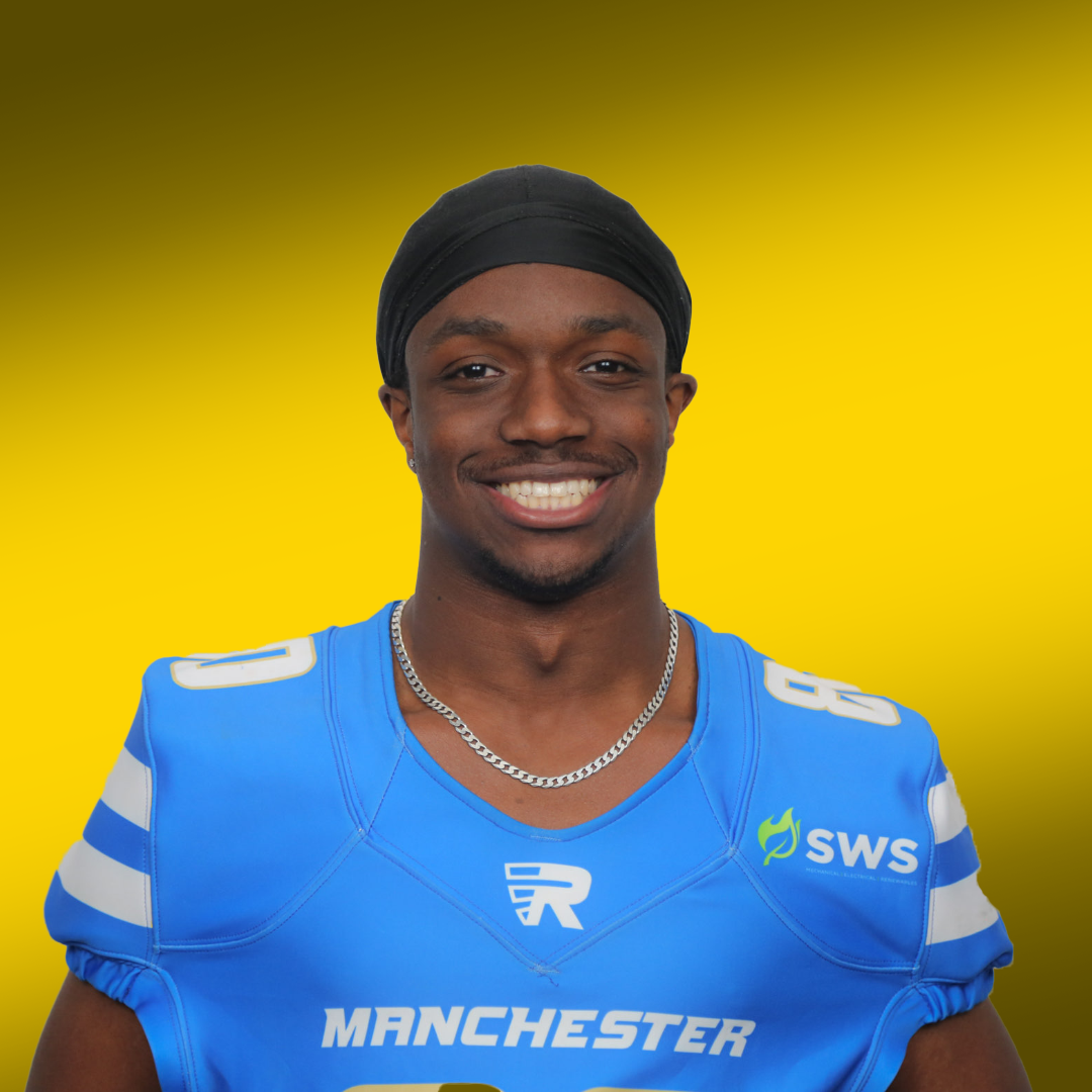 Portrait of a person with a neutral expression against a yellow gradient background.